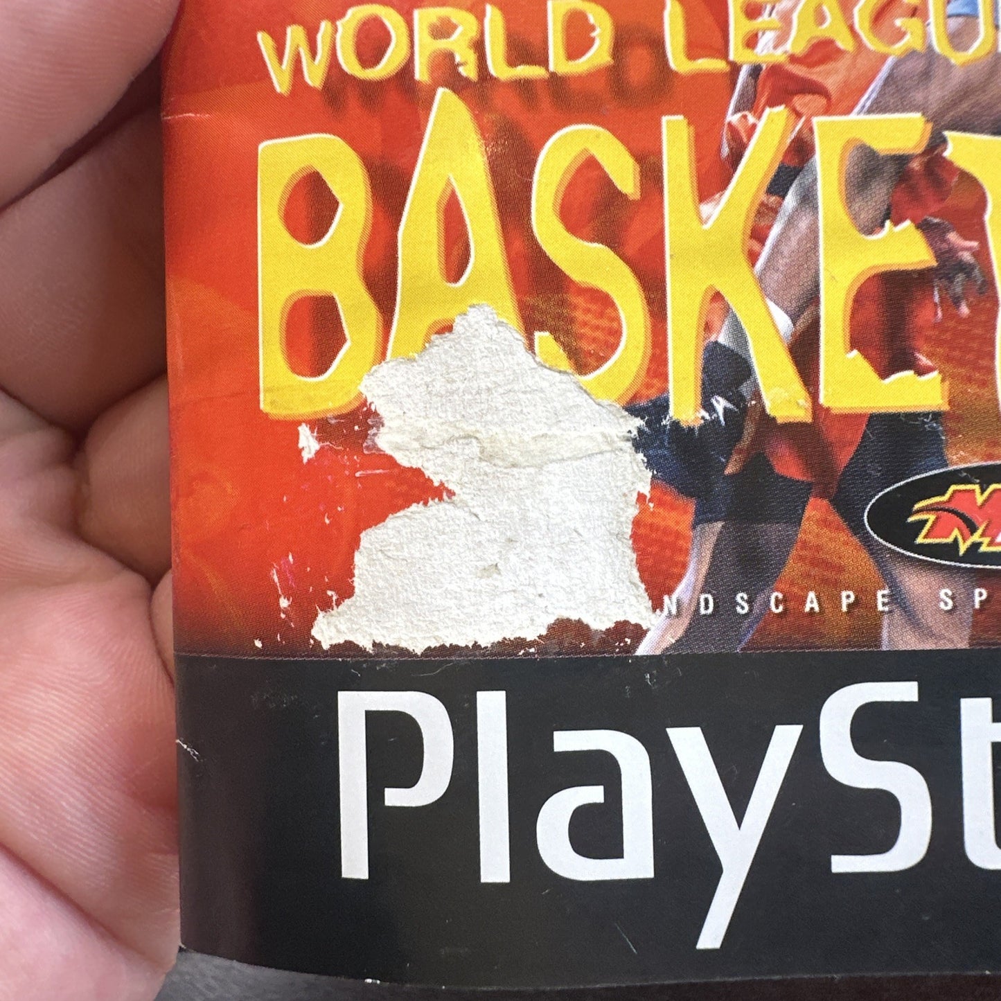 World League Basketball • Sony PS1 Playstation 1 Game + Manual (1998) PAL
