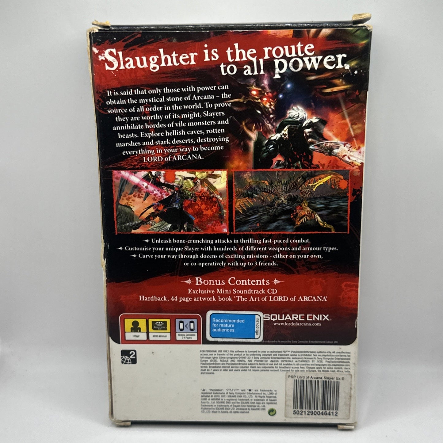 Lord of Arcana - Slayer Edition • PlayStation Portable PSP Game (2011) Complete