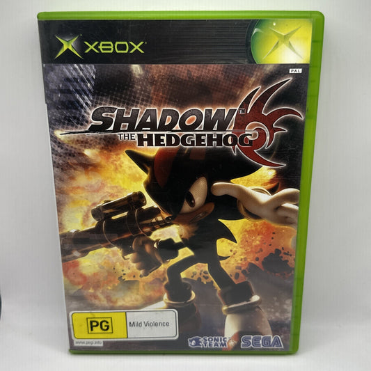 Shadow The Hedgehog • Xbox Original Game (2005) AUS PAL • Sonic Team SEGA Games