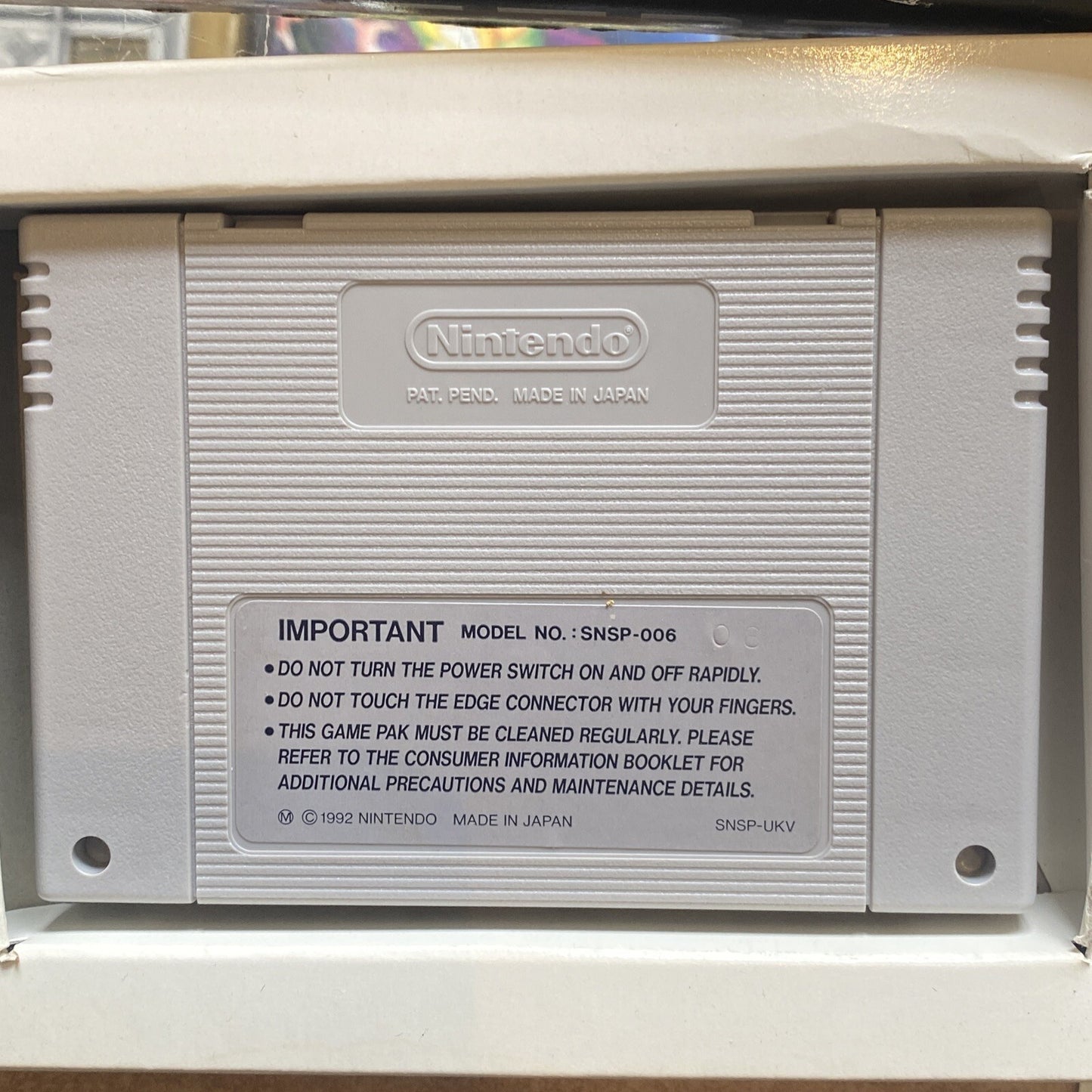 Spectre Super Nintendo Game PAL (1994) Boxed + Manual Complete SNES In Box