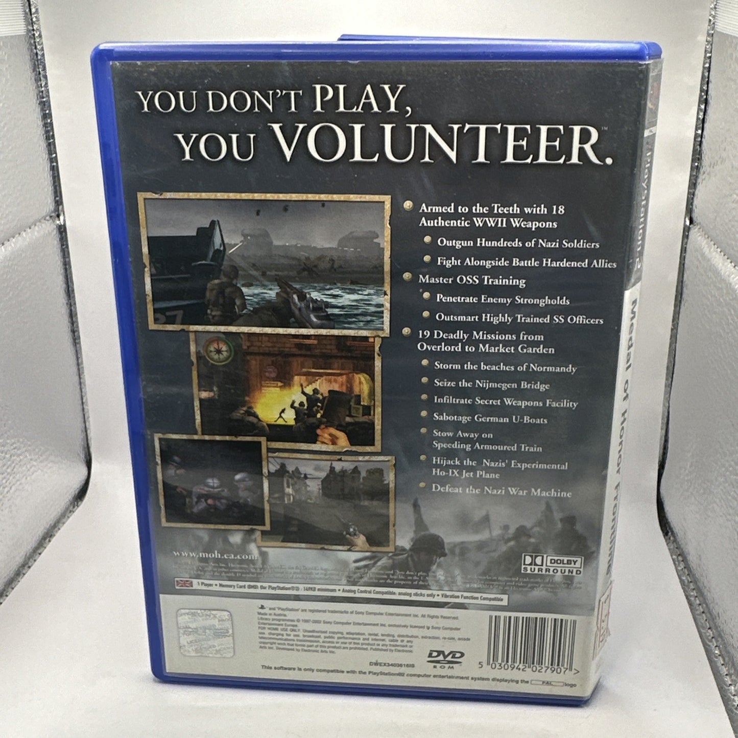 Medal Of Honor: Frontline • PlayStation 2 PS2 Game + Manual (2002) PAL AUS • CIB