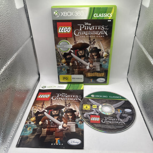 LEGO Pirates of the Caribbean • Xbox 360 Game + Manual (2011) PAL AUS • Classics