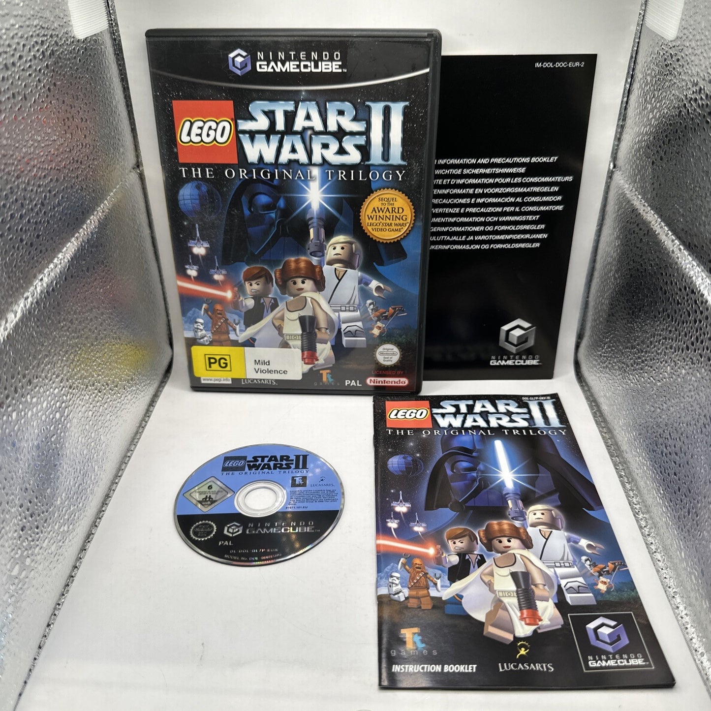LEGO Star Wars II: The Original Trilogy • Nintendo GameCube Game + Manual (2006)