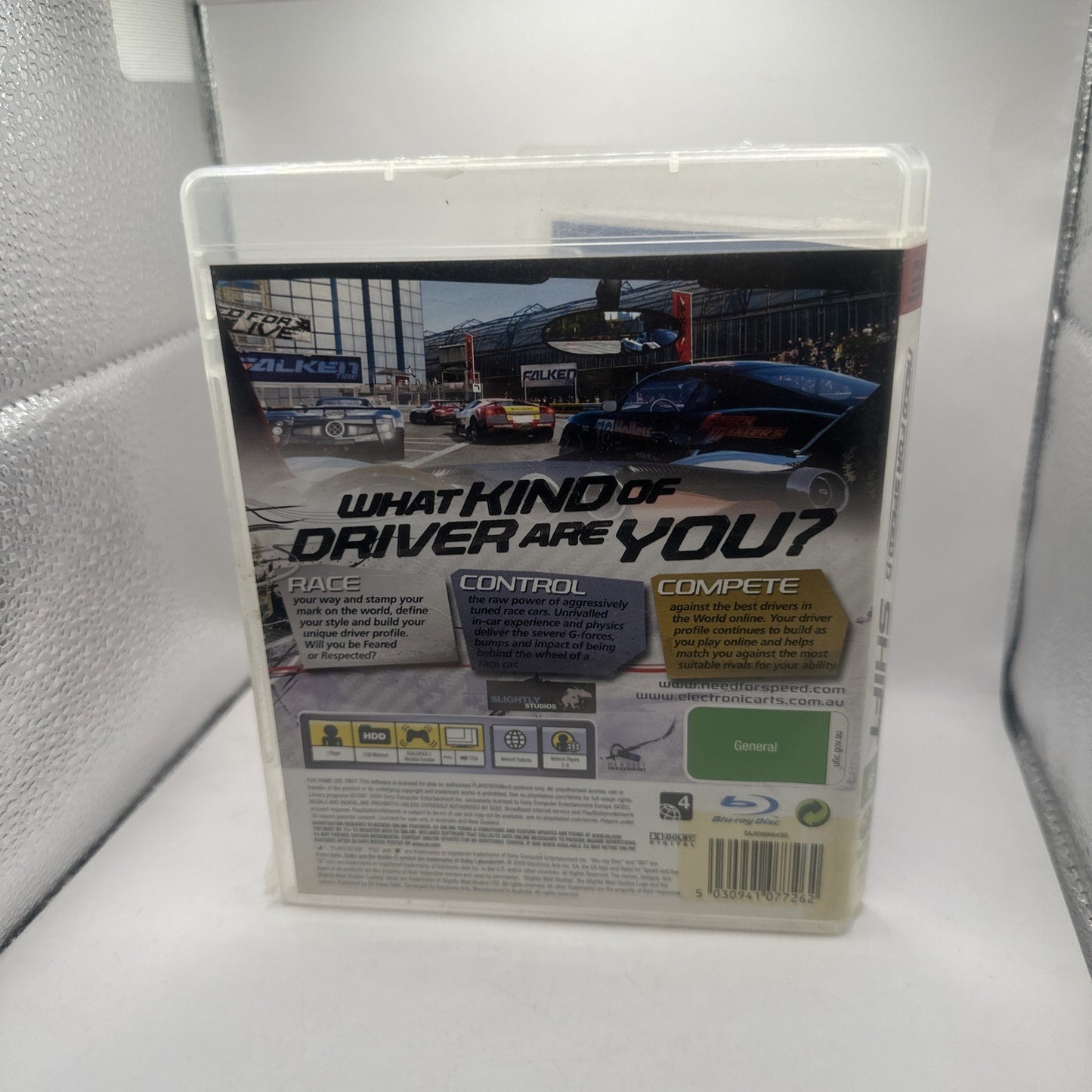 Need For Speed: Shift • Sony PlayStation 3 PS3 Game + Manual (2009) NFS Complete