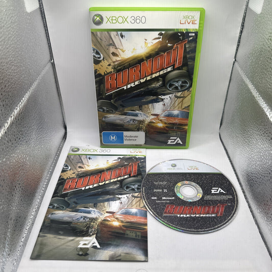 Burnout Revenge • Xbox 360 Game + Manual (2006) PAL AUS • Complete • Car Racing