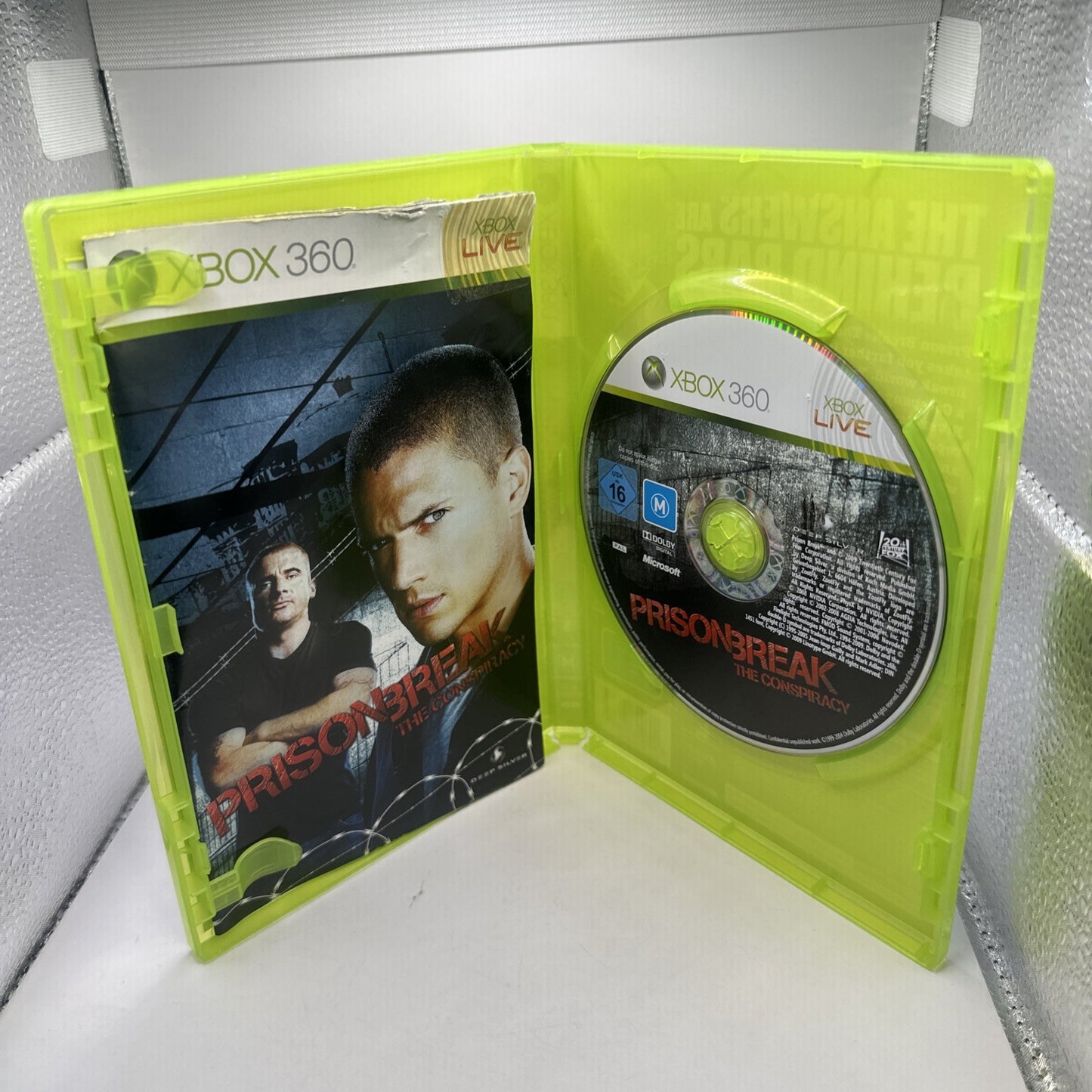 Prison Break: The Conspiracy • Xbox 360 Game + Manual (2008) PAL AUS • Complete