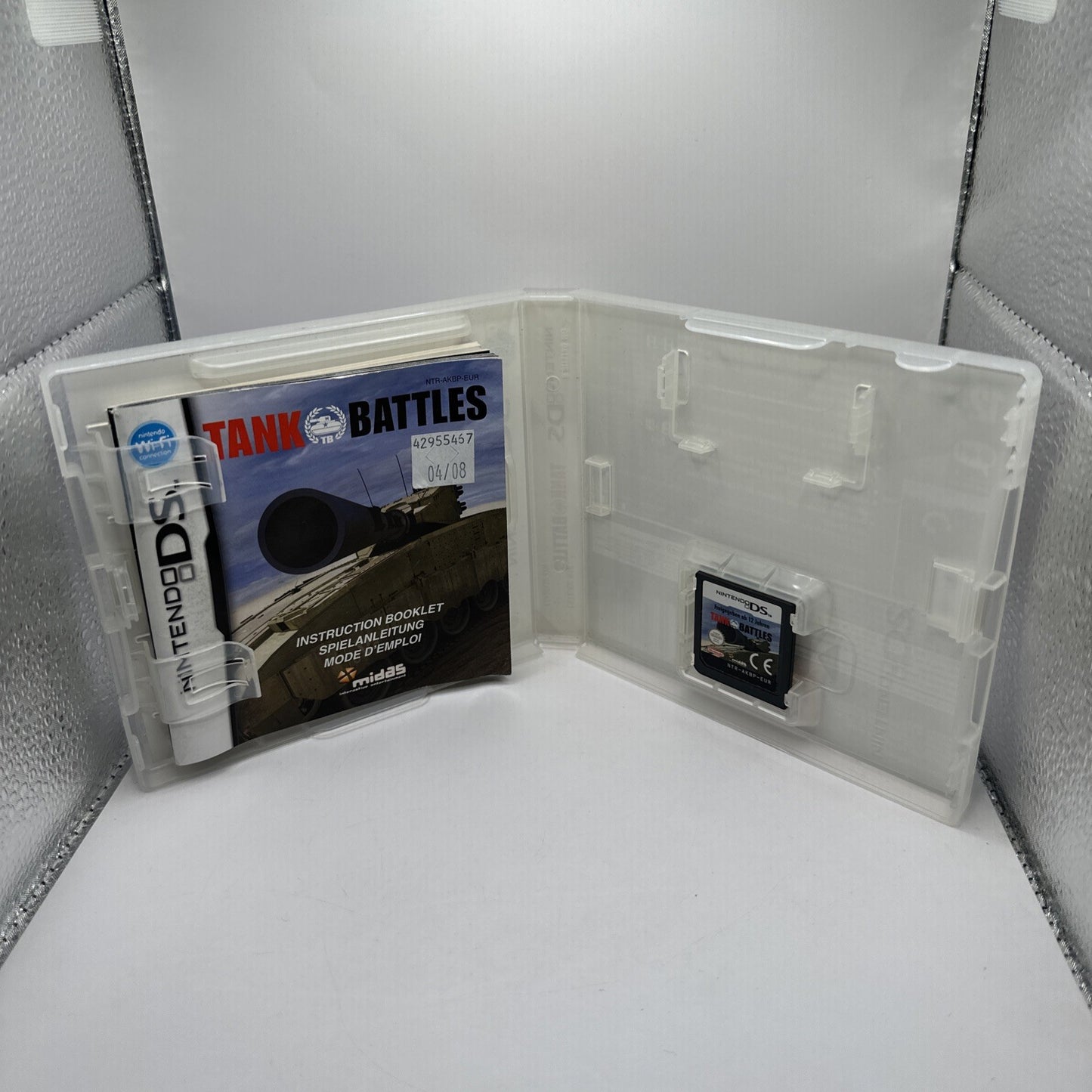 Tank Battles • Nintendo DS Game + Manual (2007) Complete CIB • Midas