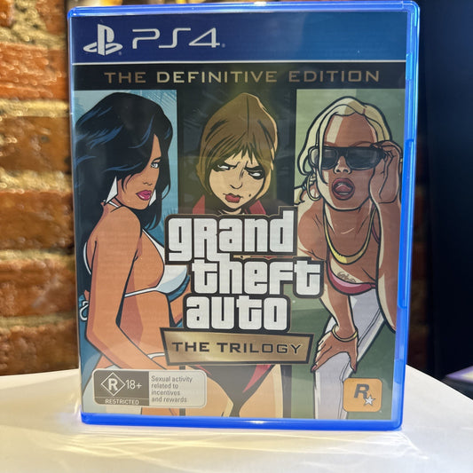 Grand Theft Auto The Trilogy The Definitive Edition • PlayStation 4 PS4 Game GTA