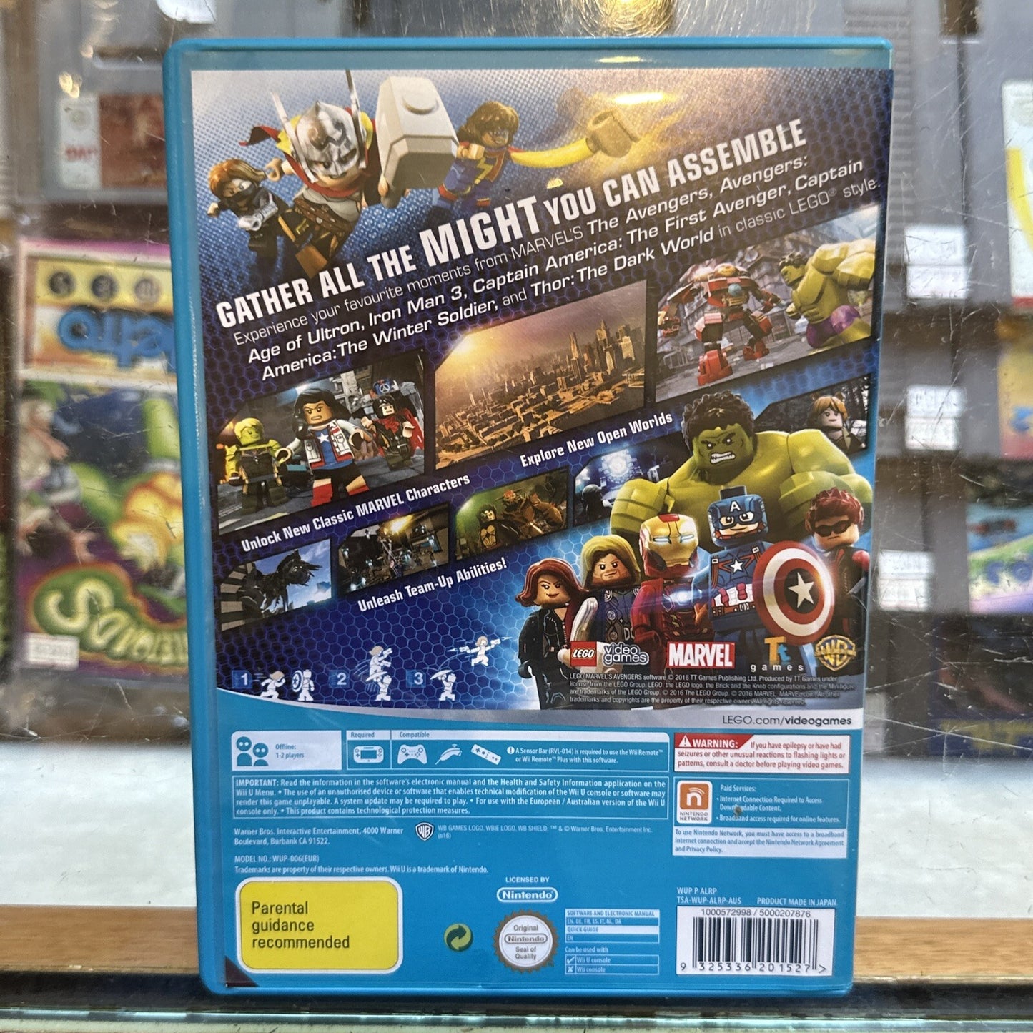 LEGO Marvel Avengers • Nintendo Wii U Game • PAL AUS • Tested/Working