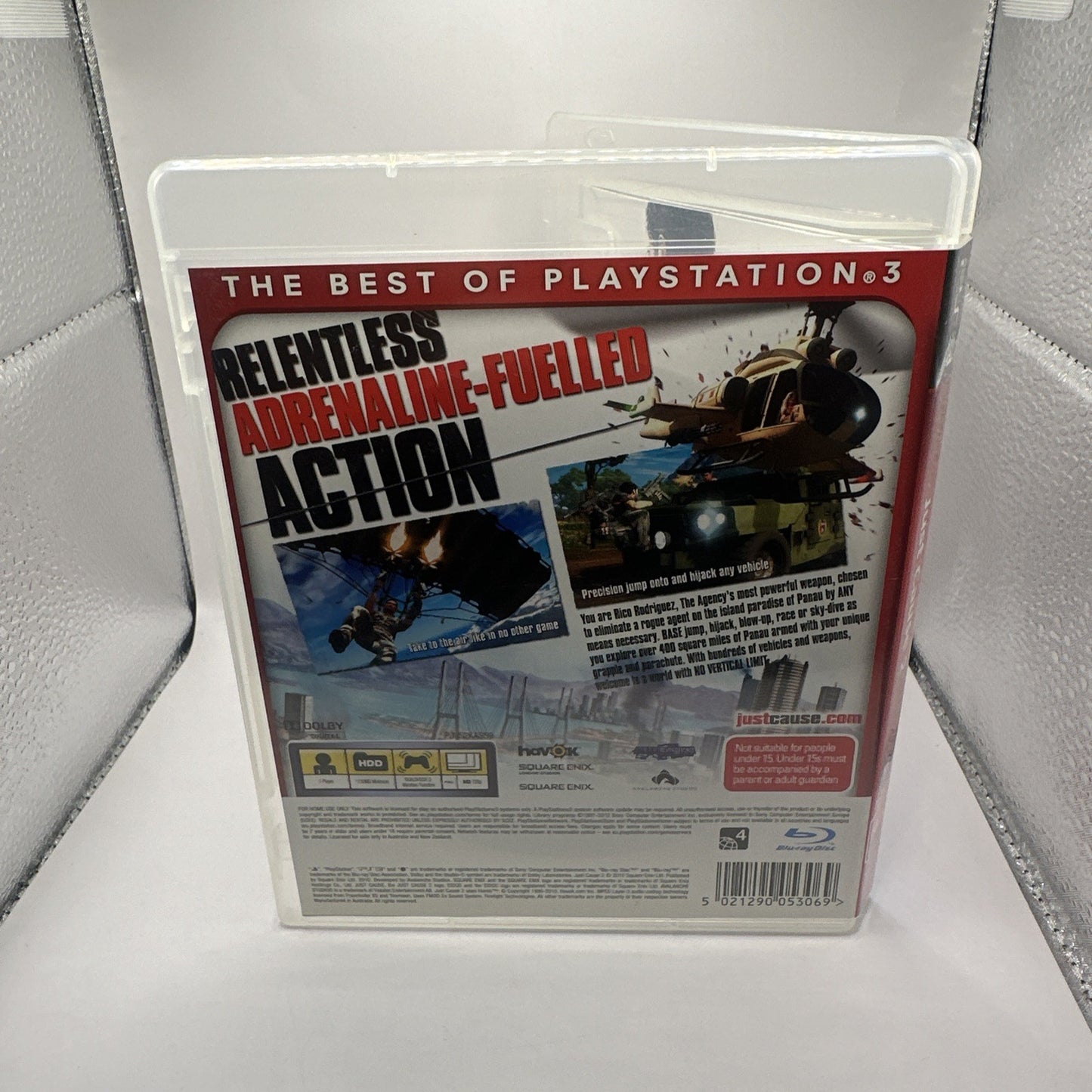 JUST CAUSE 2 • PlayStation 3 PS3 Game + Manual (2010) AUS • Complete CIB • Eidos