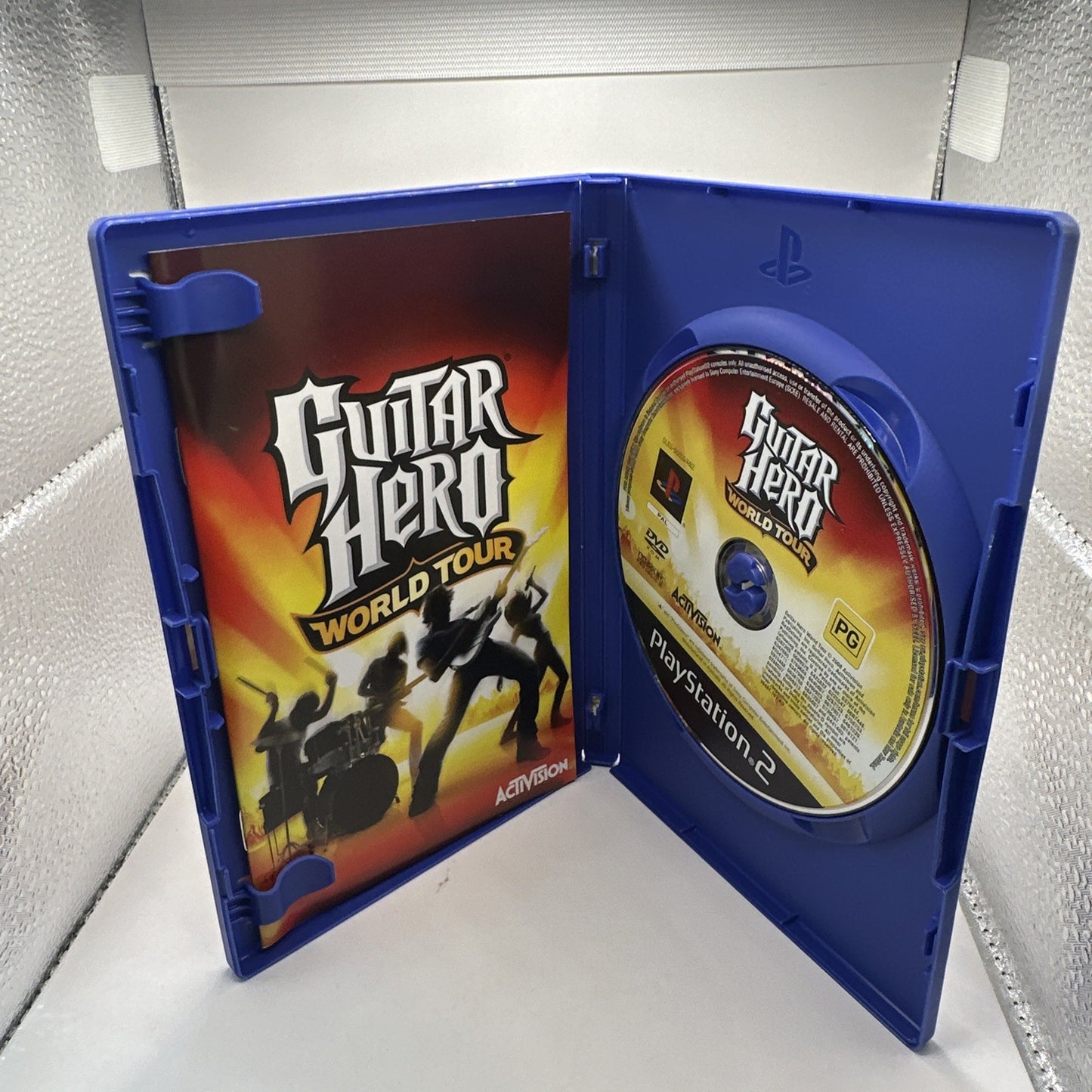 Guitar Hero World Tour • PlayStation 2 PS2 Game + Manual (2008) PAL AUS Complete
