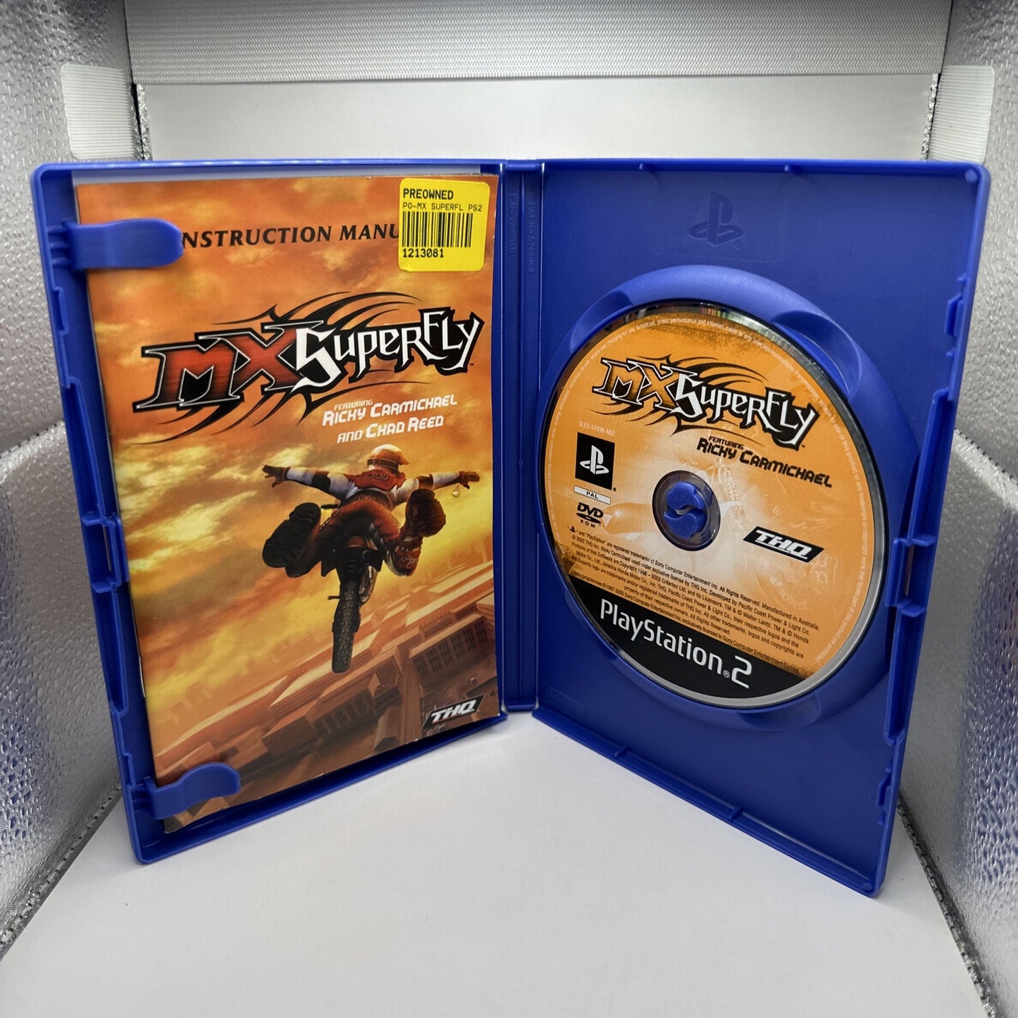 MX Superfly Ft Ricky Carmichael and Chad Reed • PS2 Playstation 2 Game + Manual