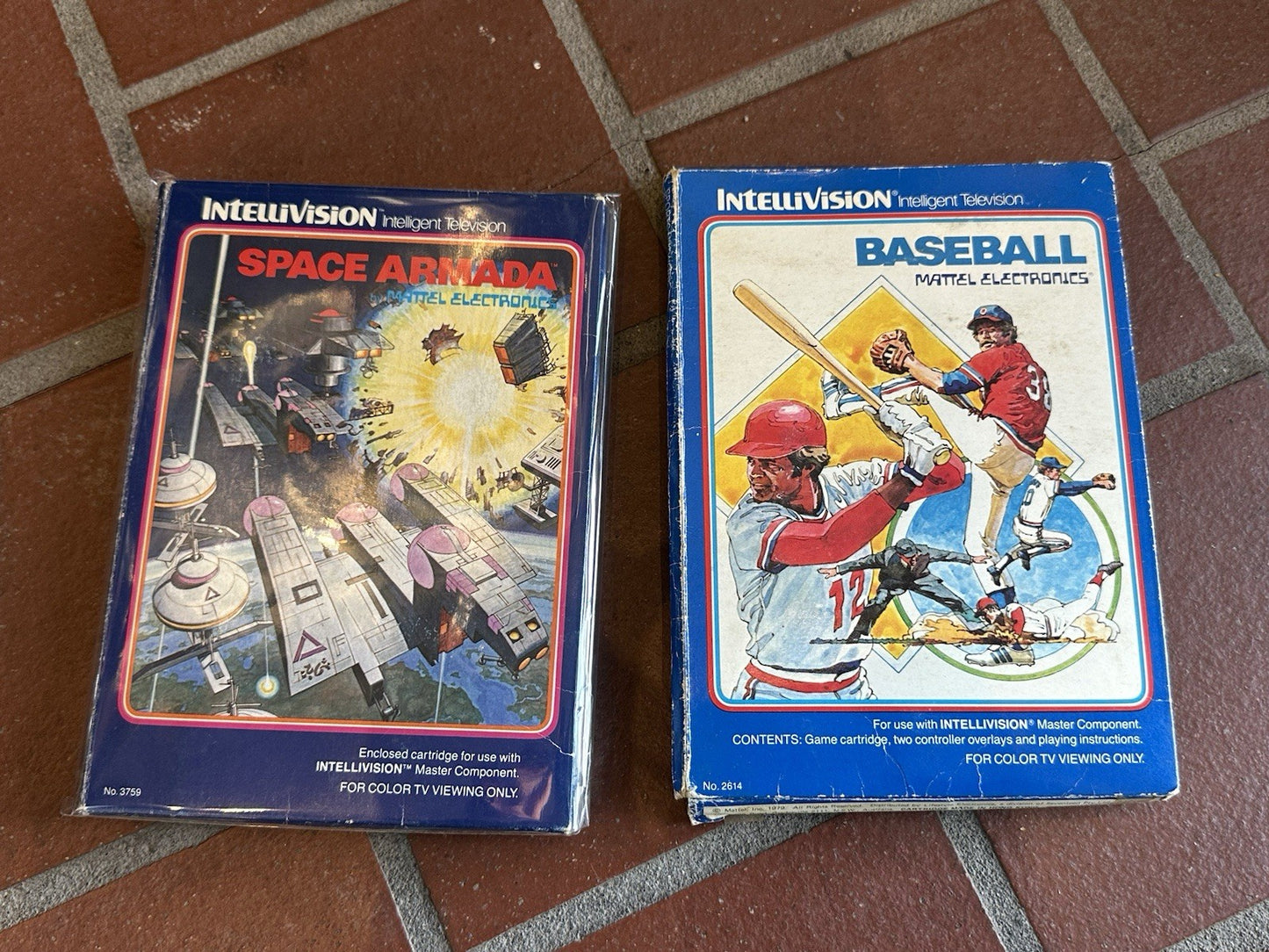 Mattel Intellivision Console + 2 Games + Cords • 100% Tested & Working (1979)