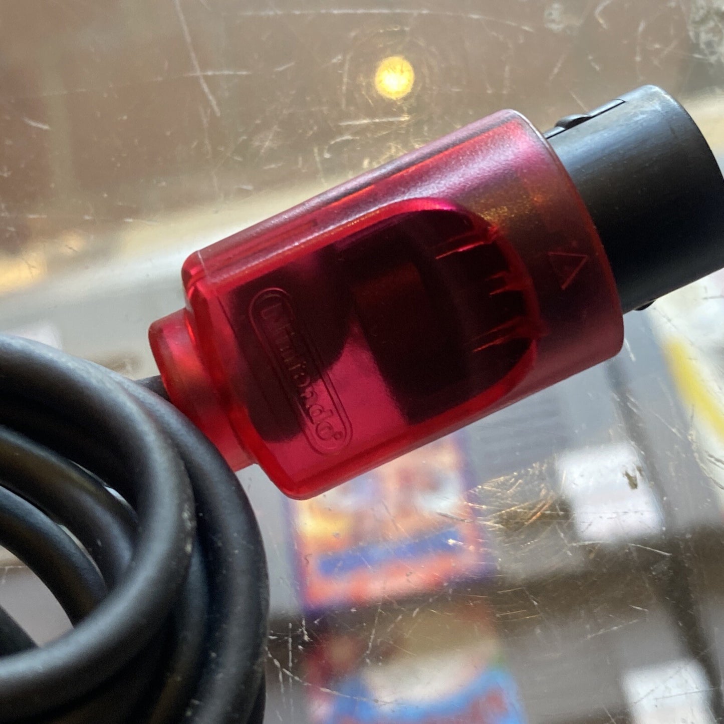 Official Clear Red Nintendo 64 Controller • Tested/Working • N64