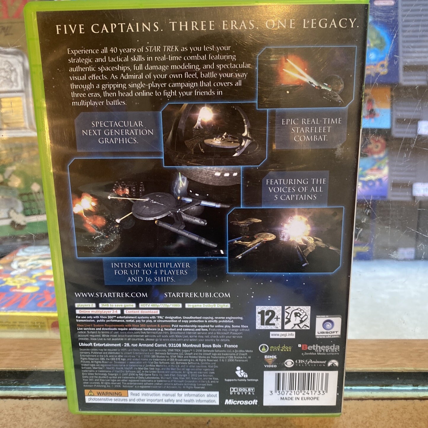 Star Trek Legacy Xbox 360 Game PAL (2006) Bethesda Ubisoft