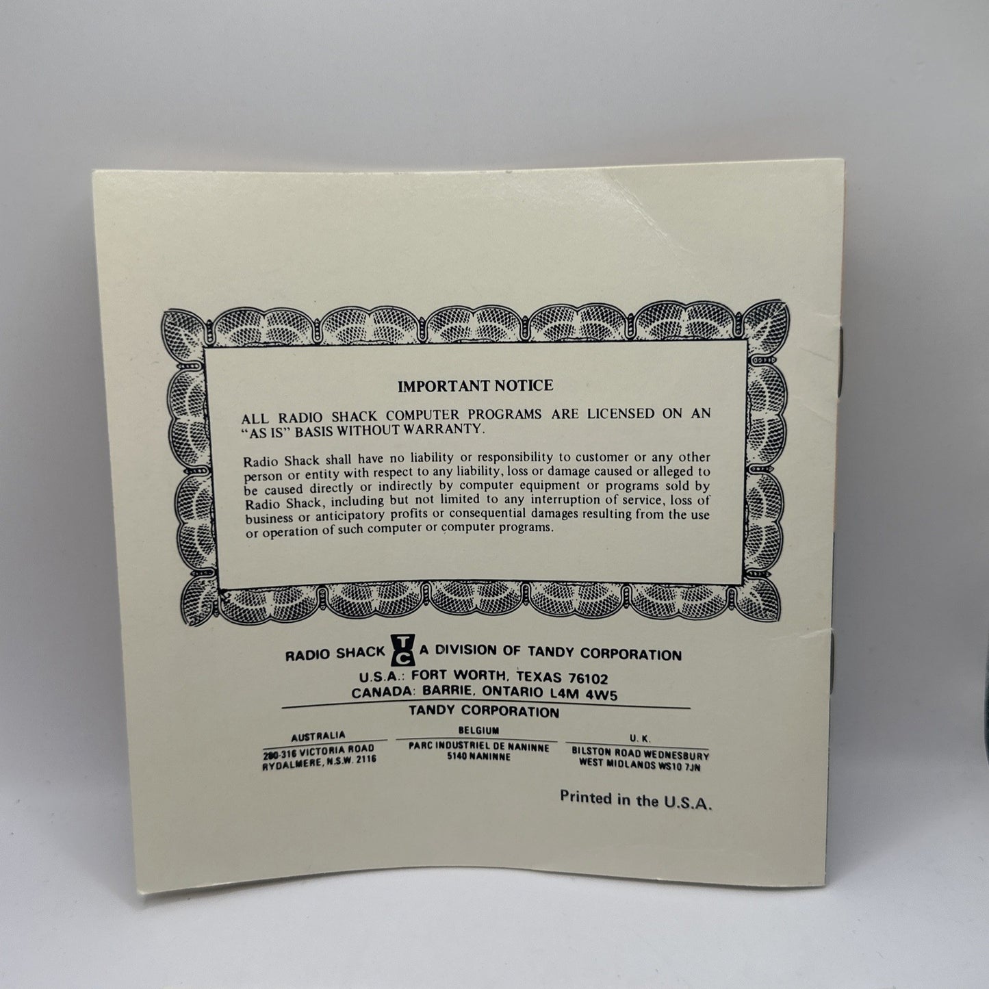 Dino Wars • Tandy TRS-80 Game In Box + Manual (1980) Radio Shack Complete Boxed