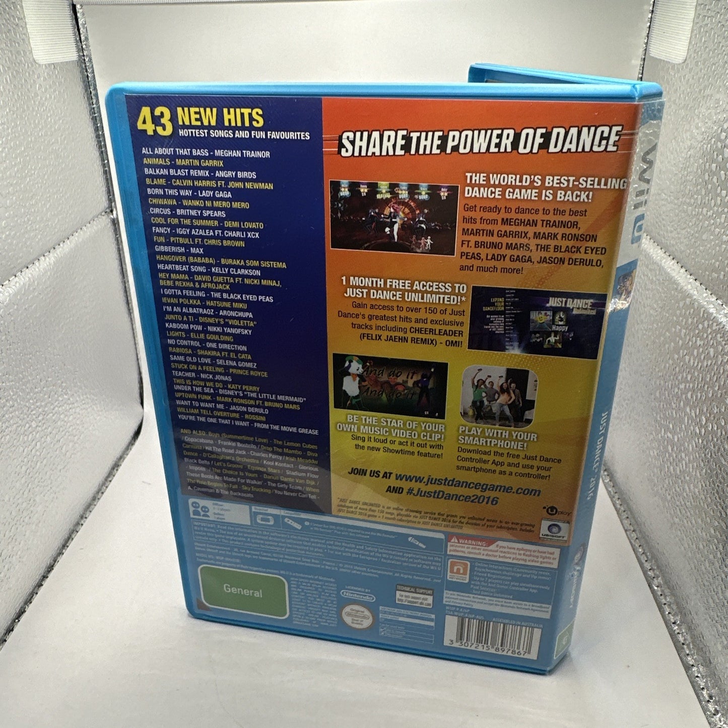 Just Dance 2016 • Nintendo Wii U + Manual (2015) PAL AUS • Complete • Dancing