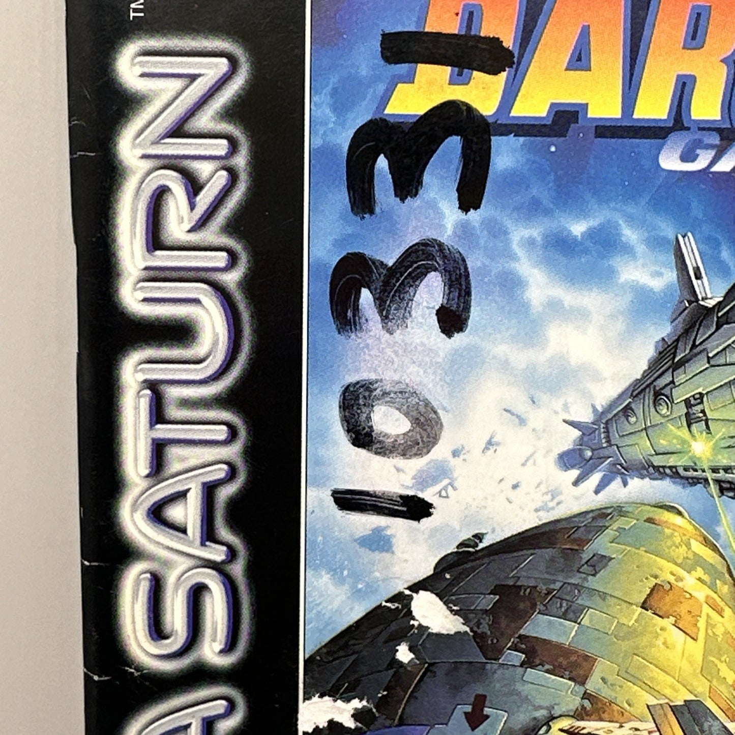 DARIUS GAIDEN • Sega Saturn Game + Manual (1994) PAL • Complete CIB • Acclaim