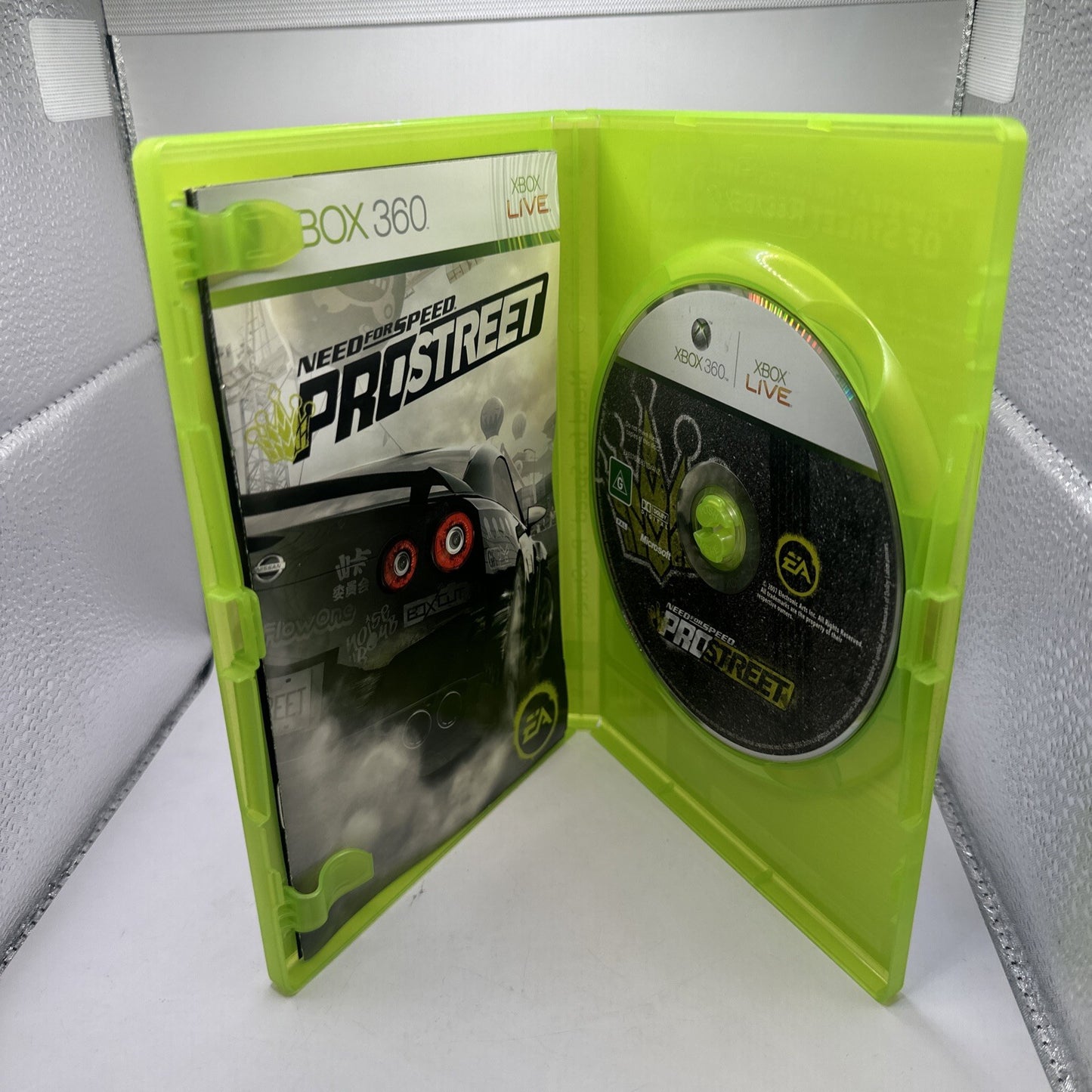 Need For Speed: ProStreet • Xbox 360 Game + Manual (2007) NFS Pro Street PAL AUS