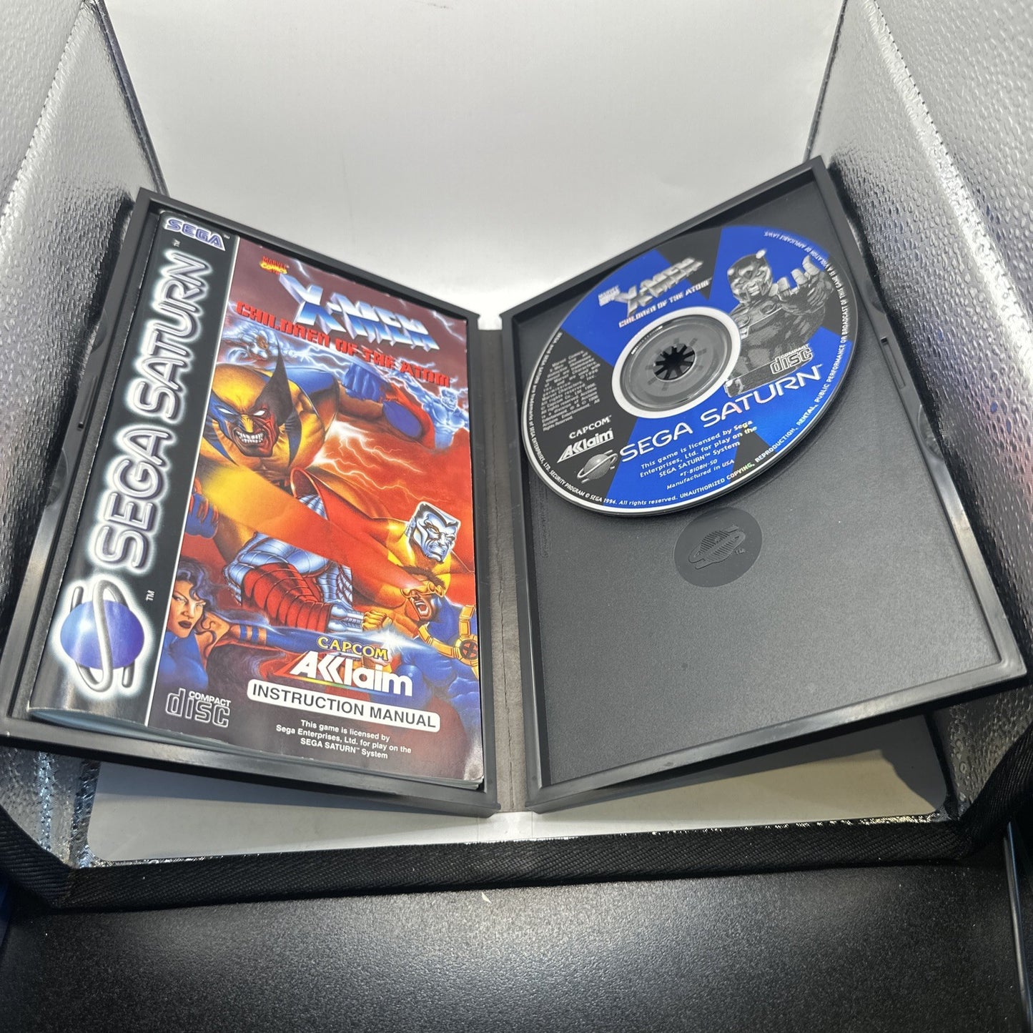 X-Men: Children of the Atom • Sega Saturn + Manual (1996) PAL Complete • Capcom