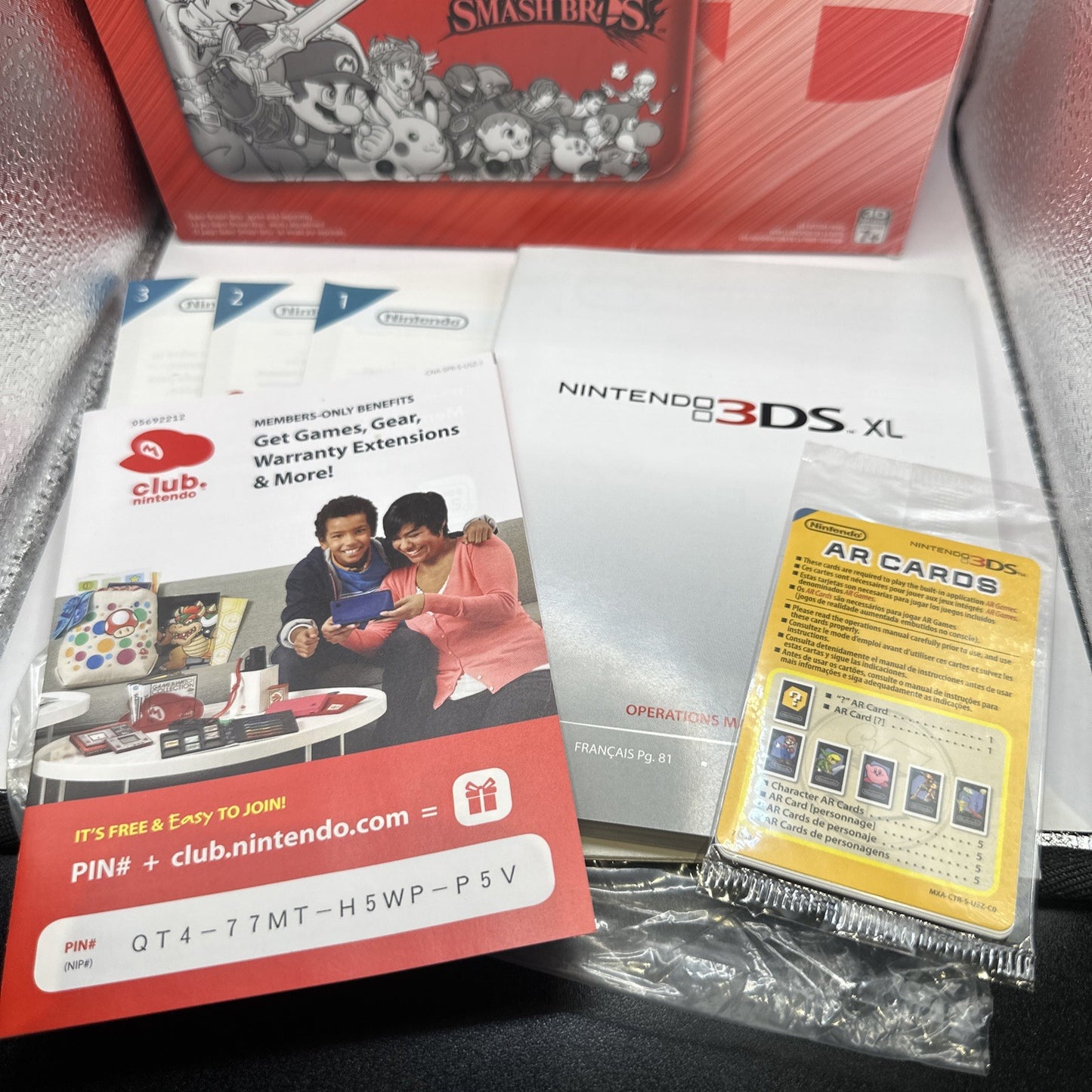 Nintendo 3DS XL Super Smash Bros Edition Red Console Handheld • Boxed • NTSC