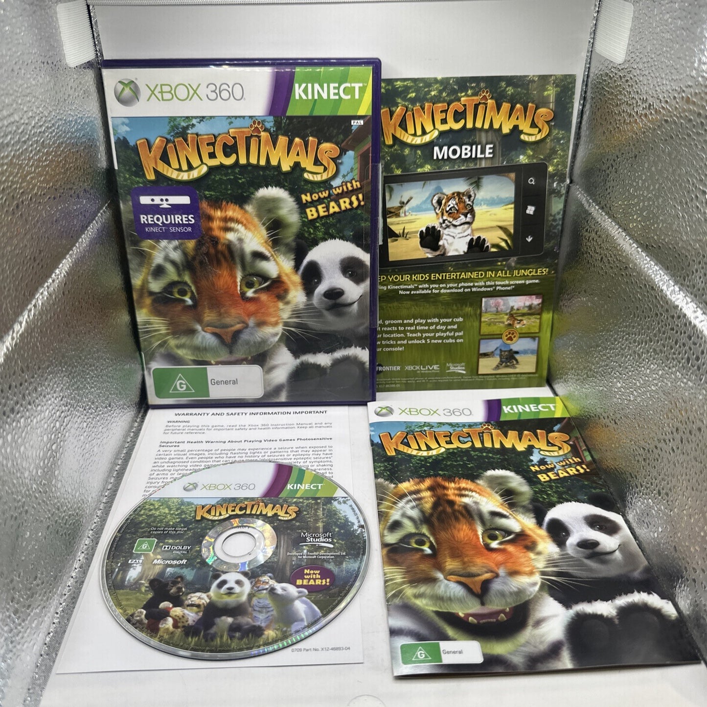 Kinectimals: Now with Bears! •  Xbox 360 Game + Manual (2011) PAL AUS • Complete