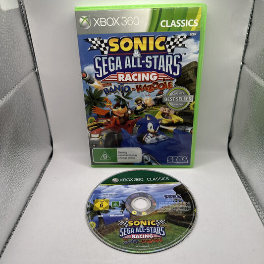 Sonic & Sega All-Stars Racing with Banjo-Kazooie • Xbox 360 Game (2010) PAL AUS