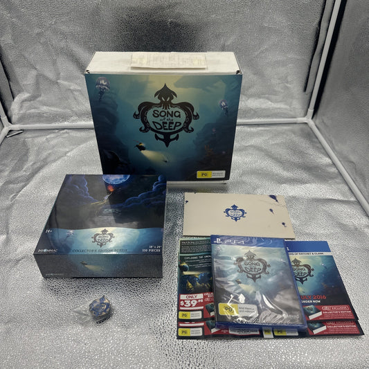 Song Of The Deep Collector’s Edition /3000 • PlayStation 4 PS4 + Puzzle *NEW*