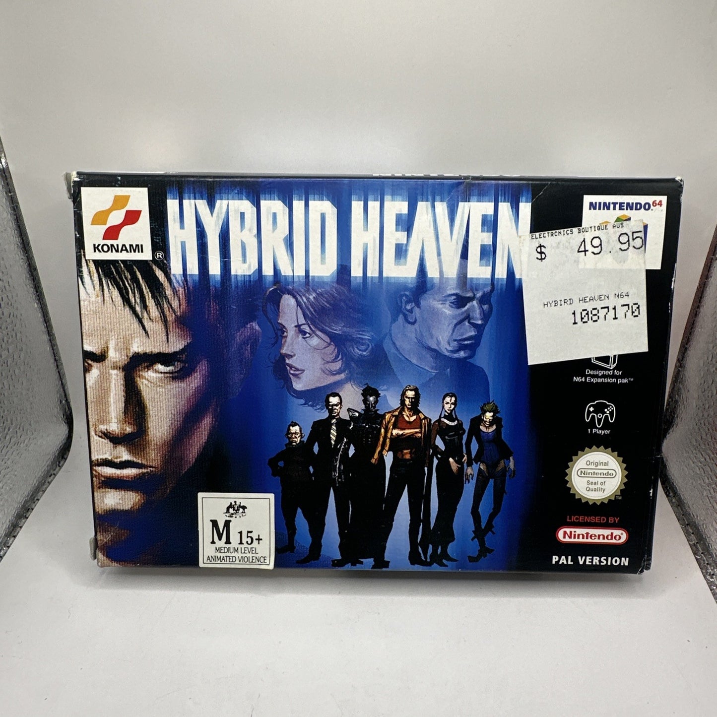 Hybrid Heaven • Nintendo 64 N64 Game + Box & Manual (1999) PAL • Boxed Compelte