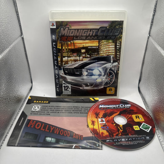 Midnight Club: Los Angeles • PlayStation 3 PS3 Game (2008) Car Racing