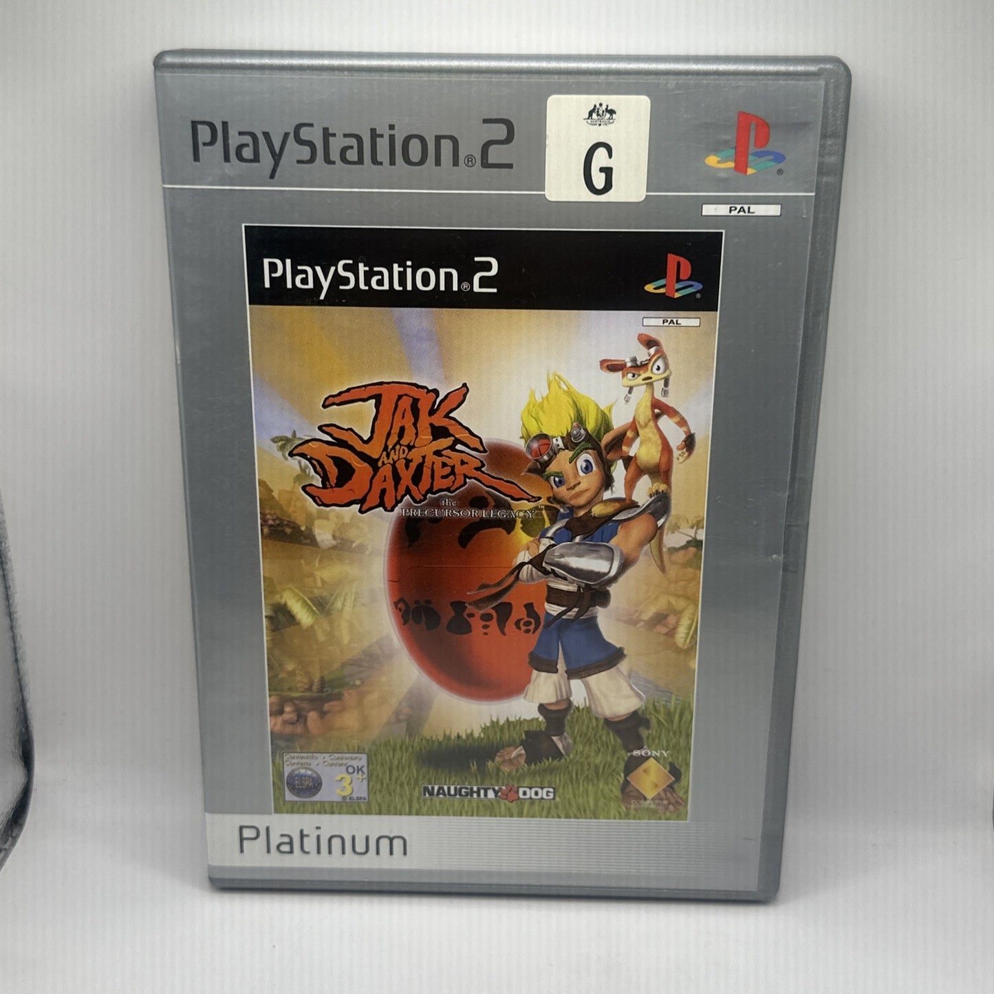 Jak and Daxter The Precursor Legacy • PlayStation 2 PS2 Game (2001) No Manual