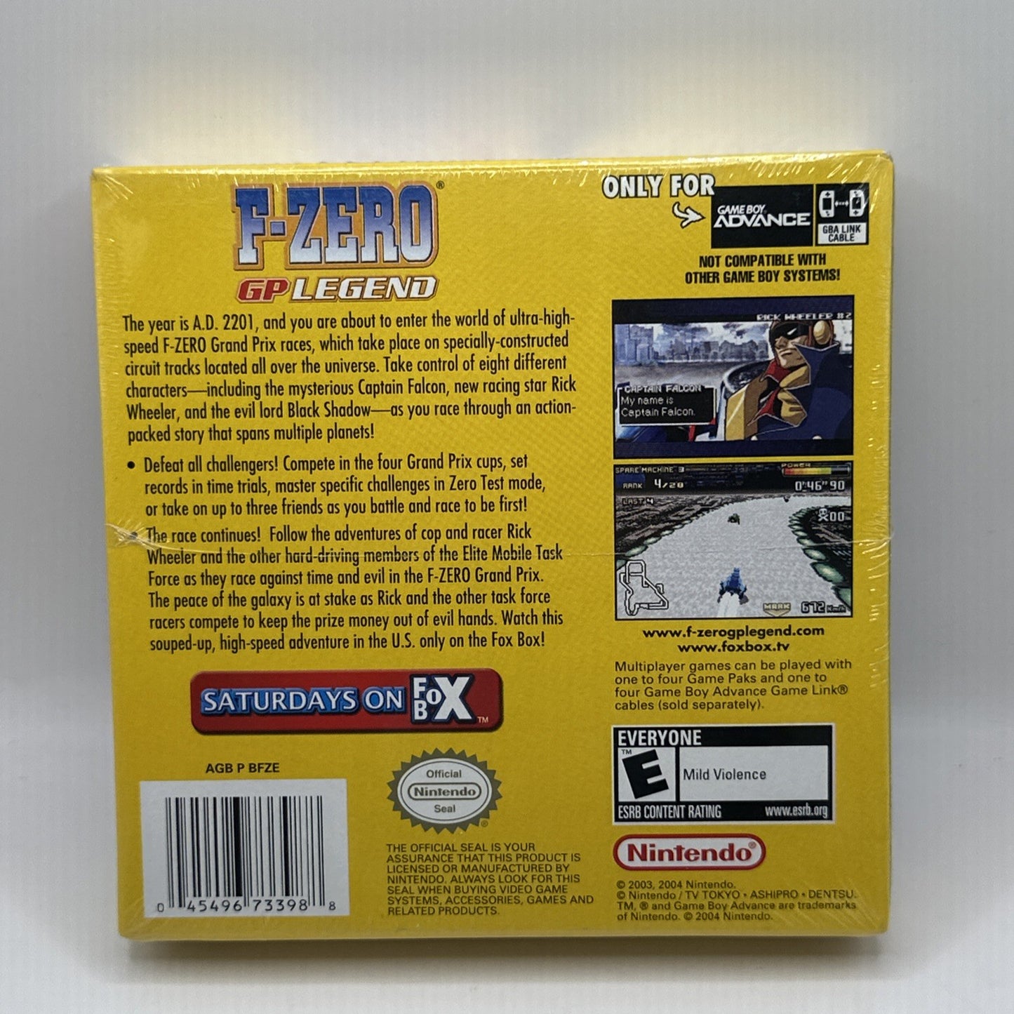 F-Zero: GP Legend • Nintendo Gameboy Advance GBA *BRAND NEW/SEALED* USA Import