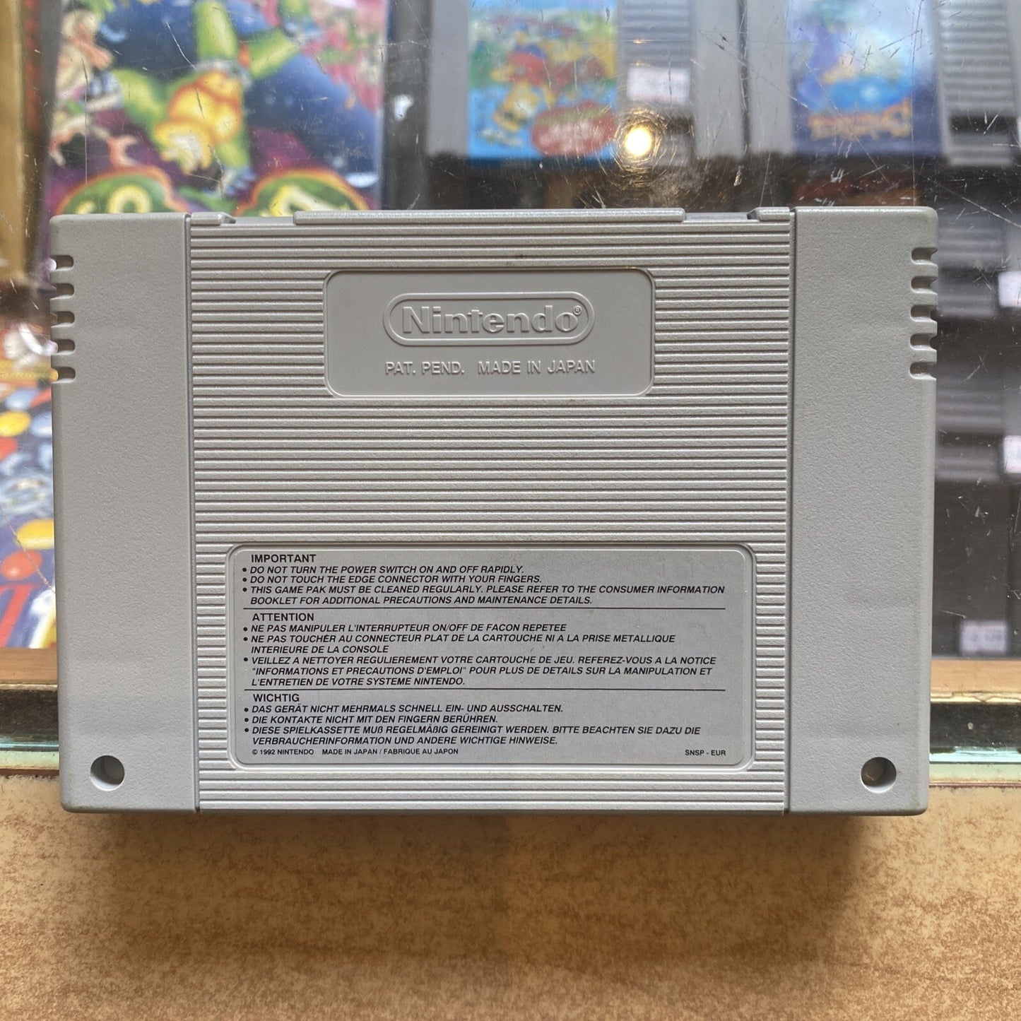 Super BC Kid Super Nintendo Game Boxed (1994) Cart + Box SNES B.C. Kid Bonk PAL