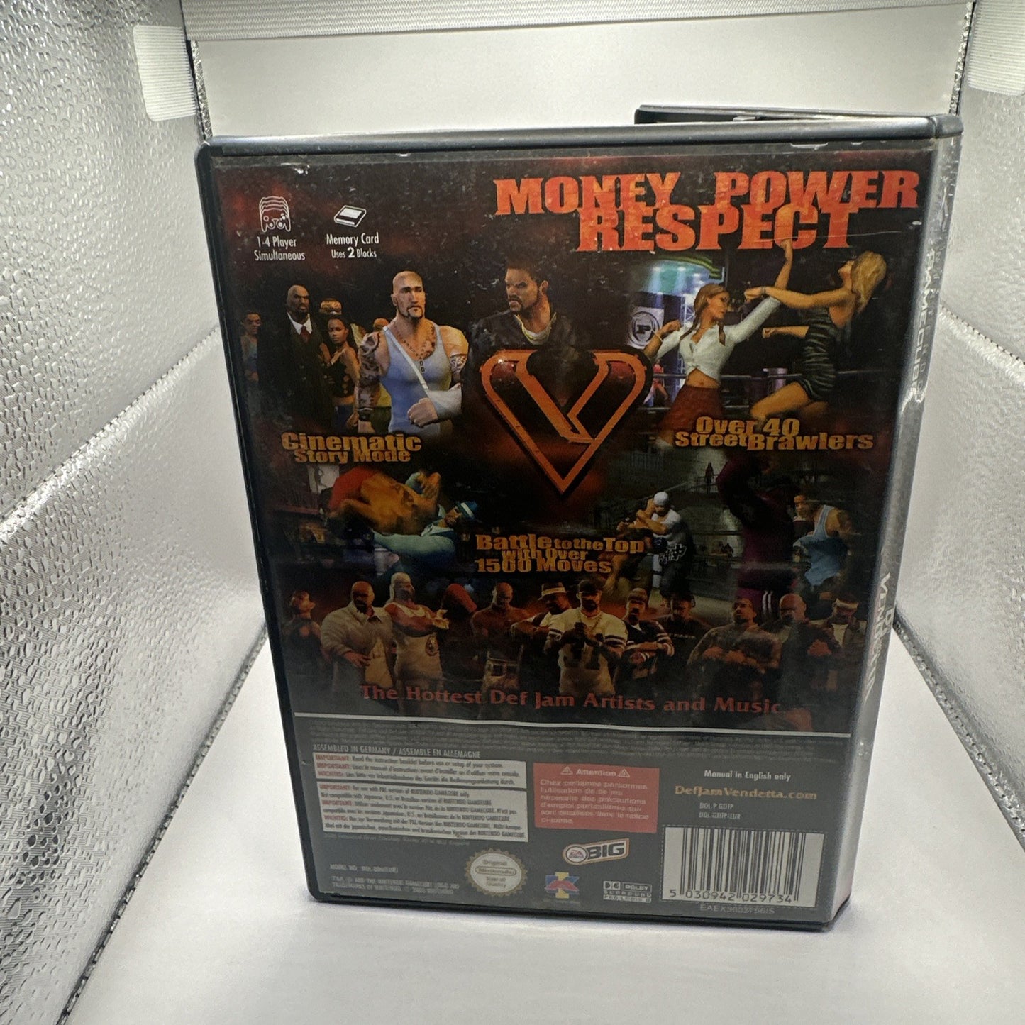 Def Jam Vendetta • Nintendo GameCube Game + Manual (2003) PAL • Complete CIB