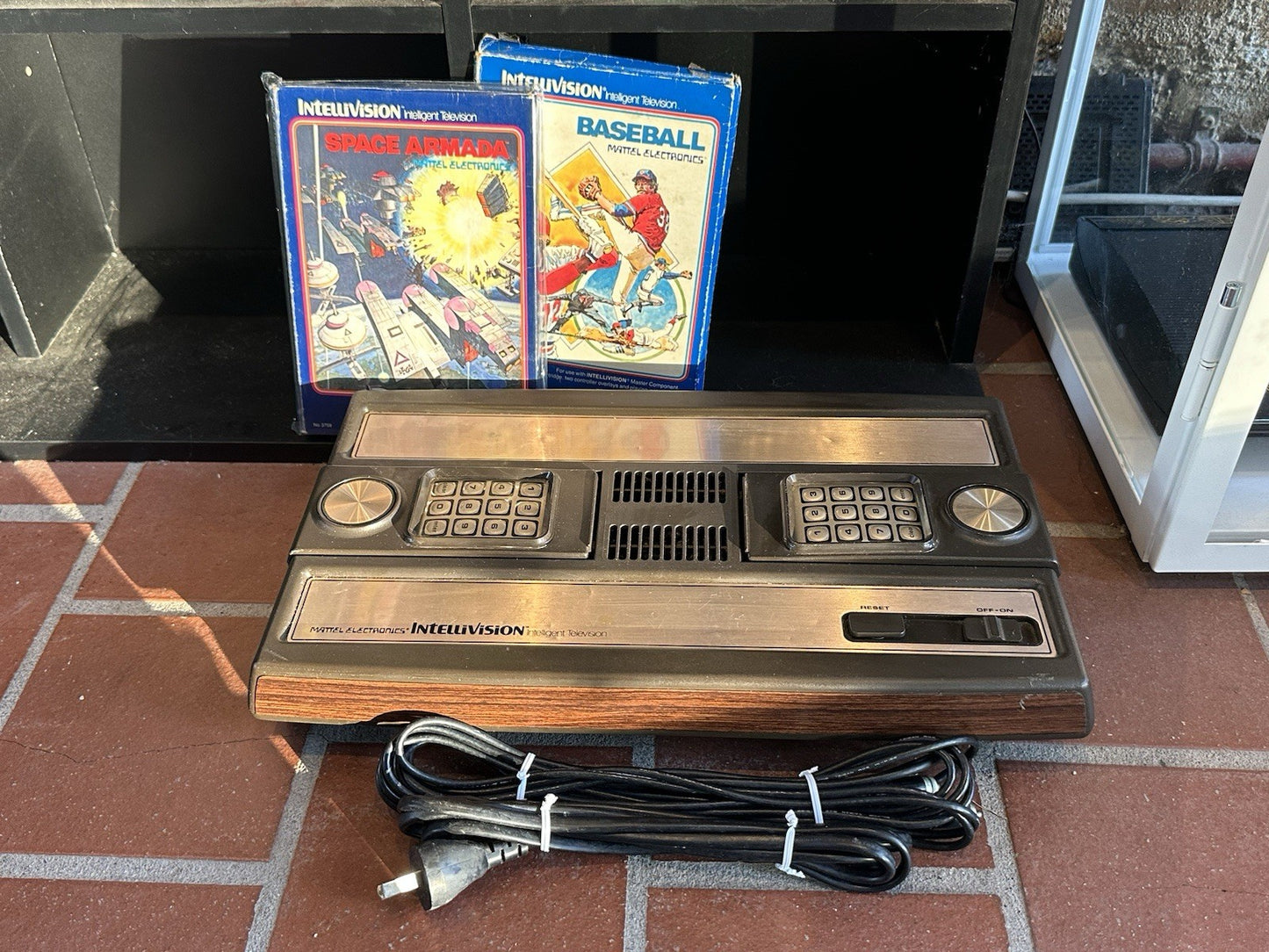Mattel Intellivision Console + 2 Games + Cords • 100% Tested & Working (1979)