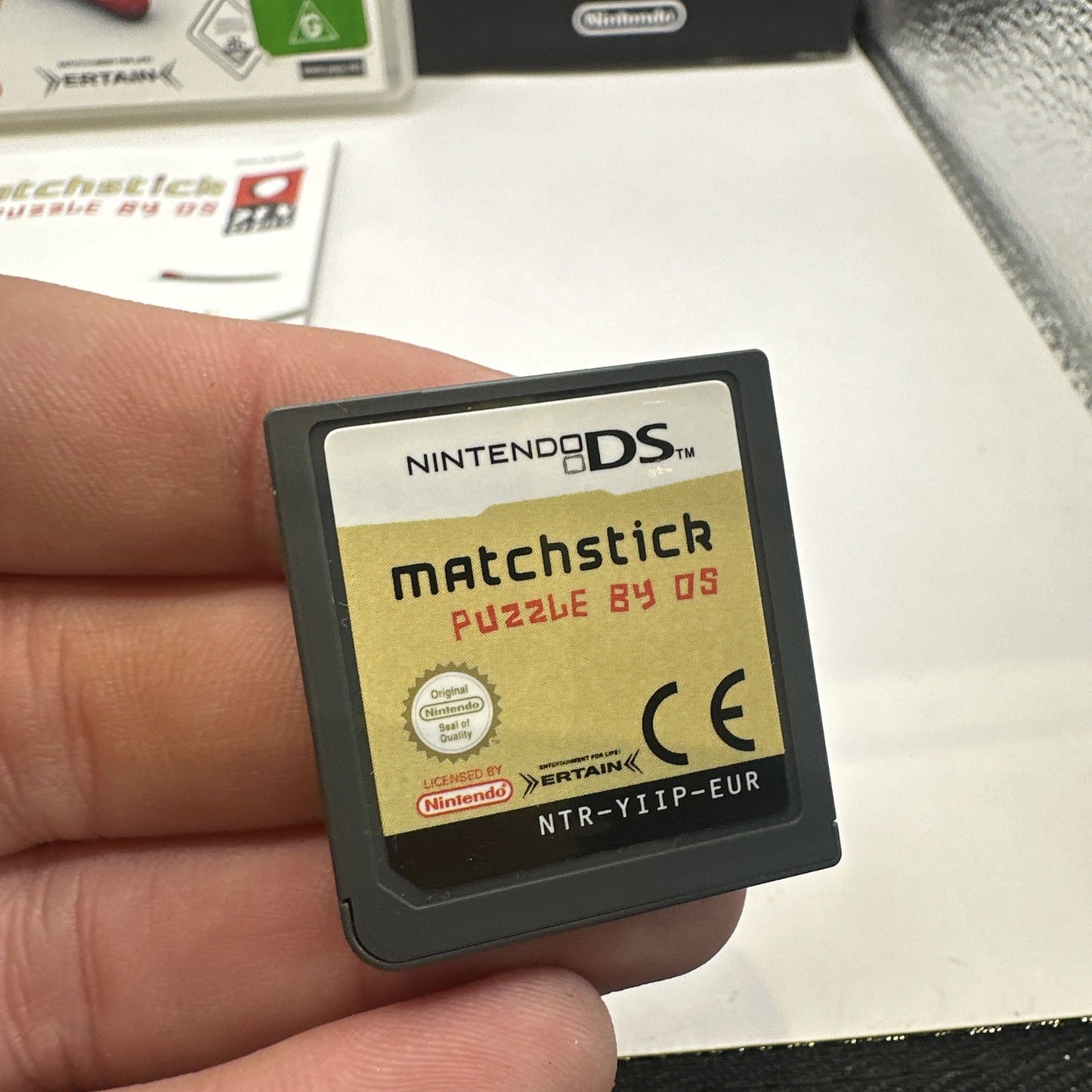 Matchstick Puzzle by DS • Nintendo DS Game + Manual (2008) Complete CIB