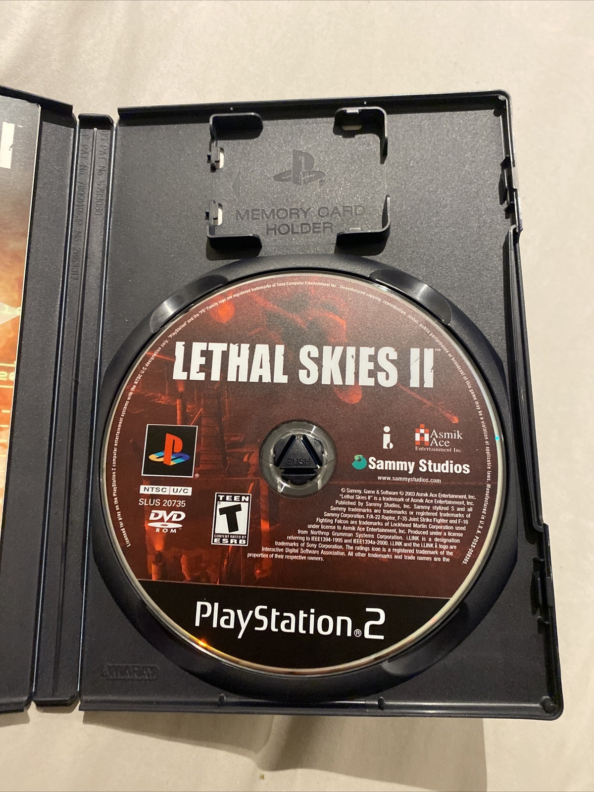 Lethal Skies II 2 • PlayStation 2 PS2 Game + Manual (2003) NTSC-U • Flying