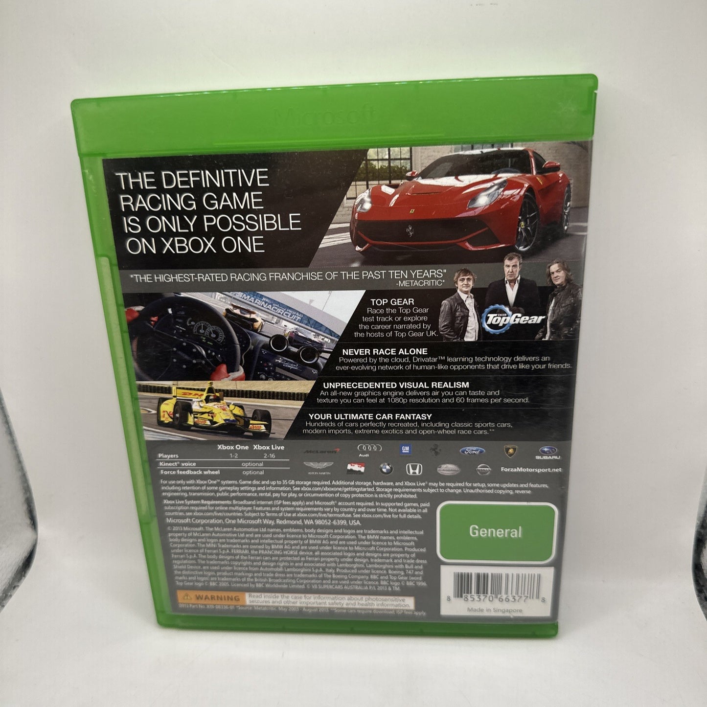 Forza Motorsport 5 • Xbox One Game (2013) Car Racing • PAL AUS