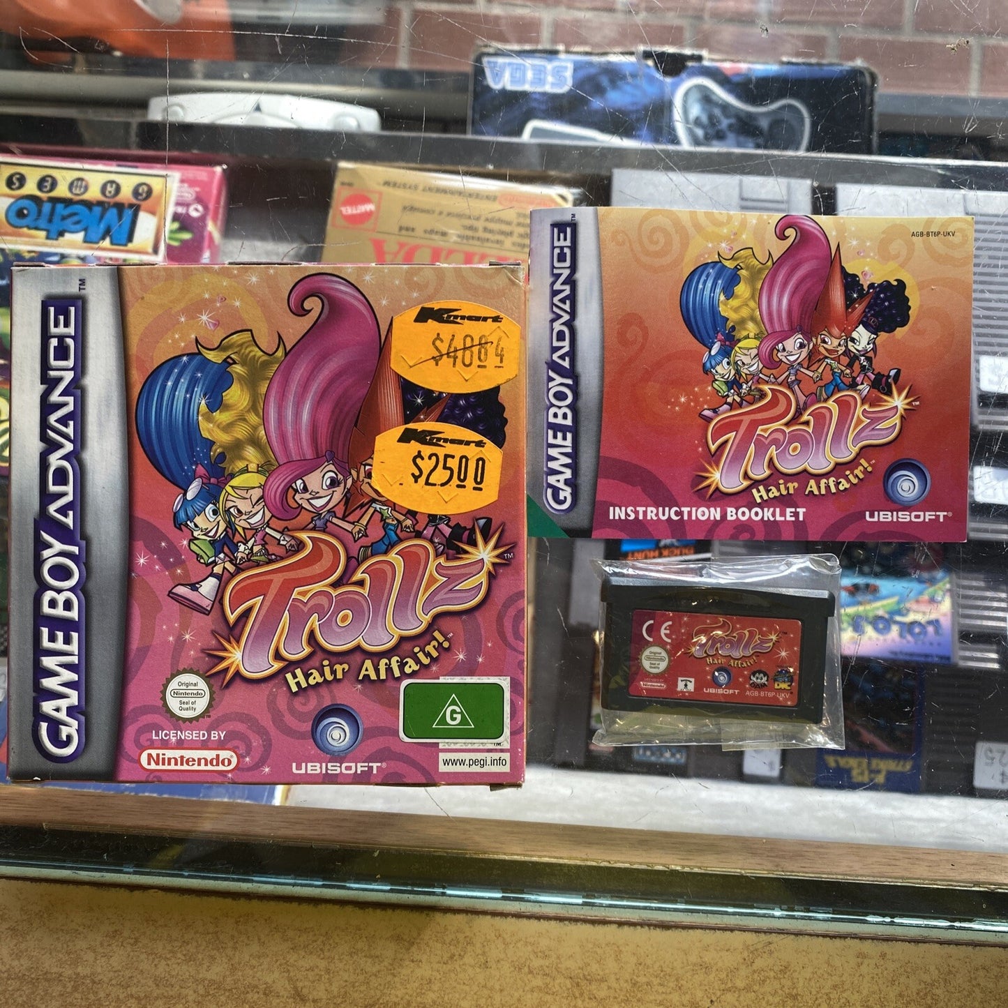 Trollz Hair Affair! Nintendo Gameboy Advance Game • Complete In Box + Manual GBA