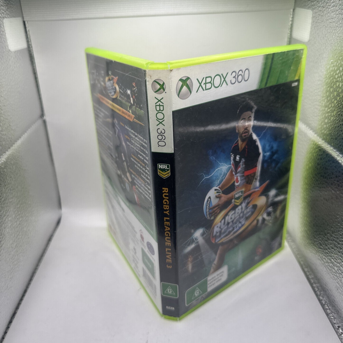 NRL Rugby League Live 3 • Xbox 360 Game + Manual (2015) PAL AUS • Complete CIB