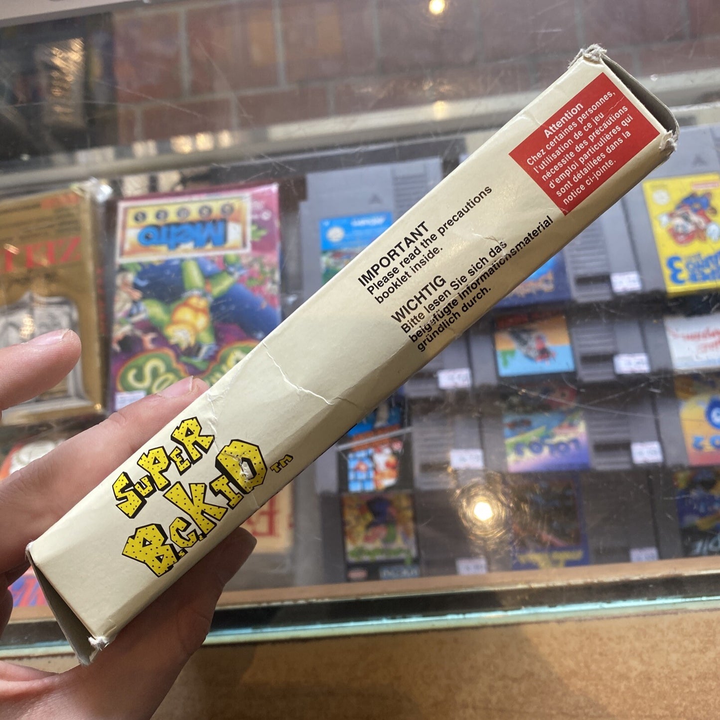 Super BC Kid Super Nintendo Game Boxed (1994) Cart + Box SNES B.C. Kid Bonk PAL