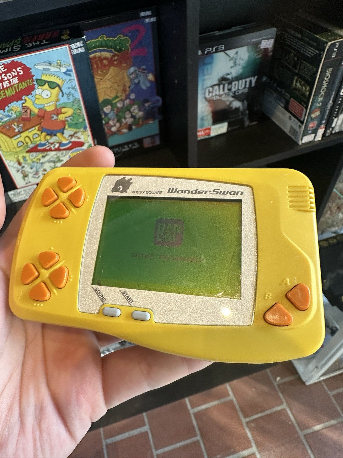 Bandai WonderSwan Console • Chocobo Final Fantasy Limited Edition Yellow SW-001