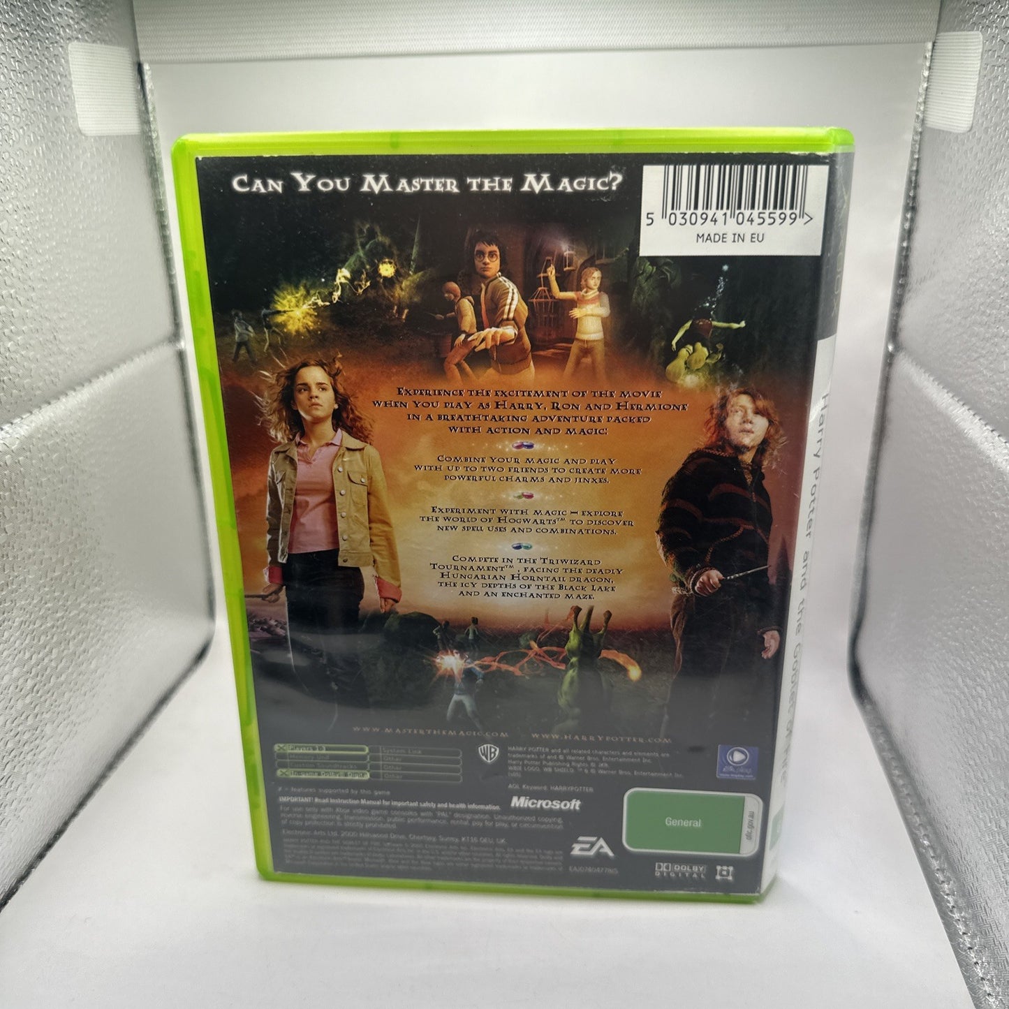 Harry Potter and the Goblet of Fire • Xbox Original Game + Manual (2005) PAL AUS