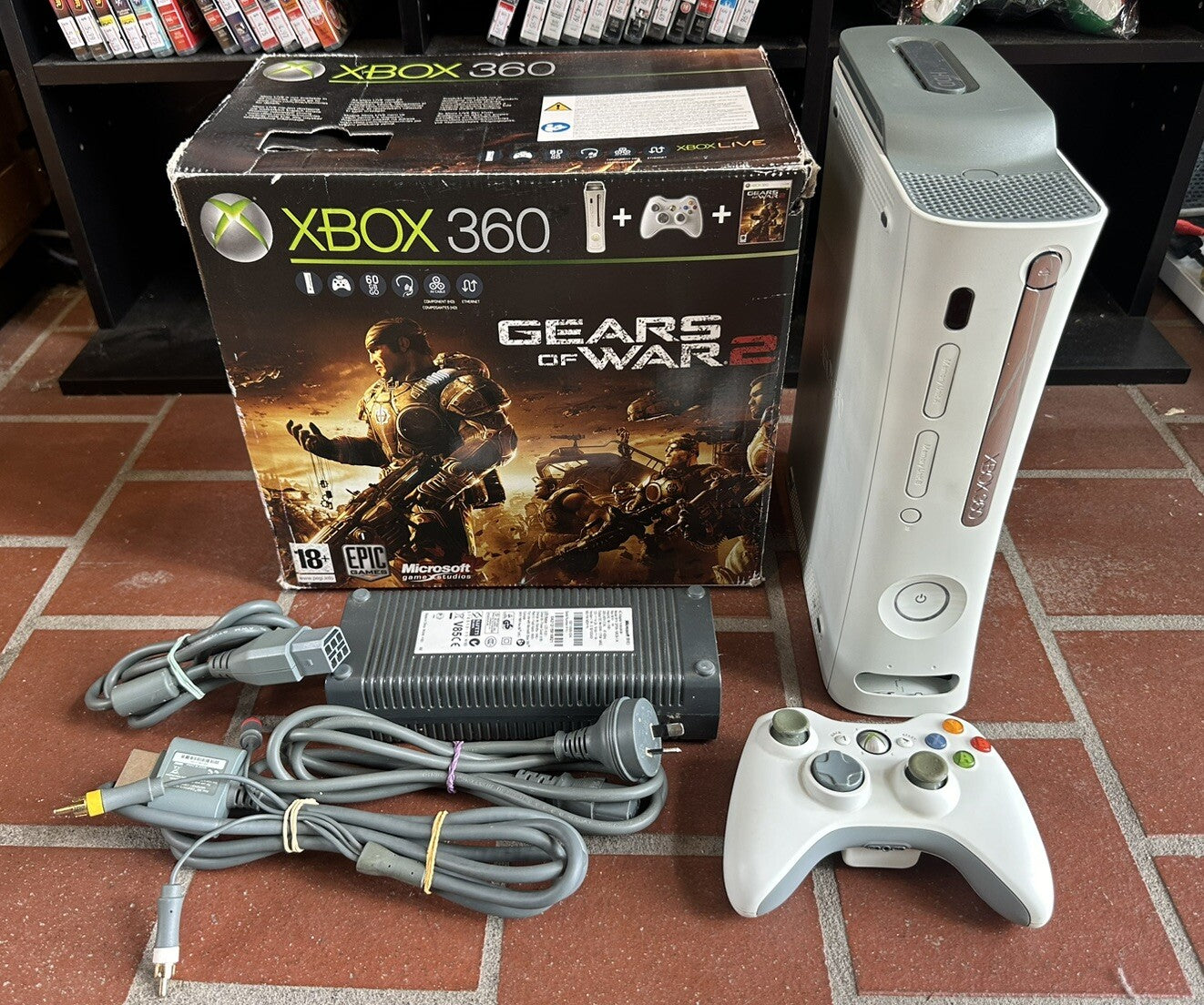 Xbox 360 Console Gears of War 2 Bundle Pack Set PAL **RARE!!**  Boxed • Tested