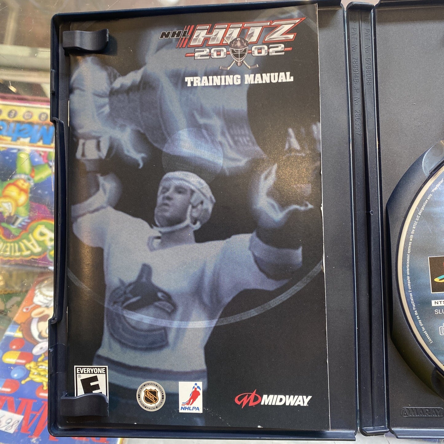 NHL Hitz 2002 PlayStation 2 Game + Manual PS2 Ice Hockey Games 02 NTSC-U/C 2001