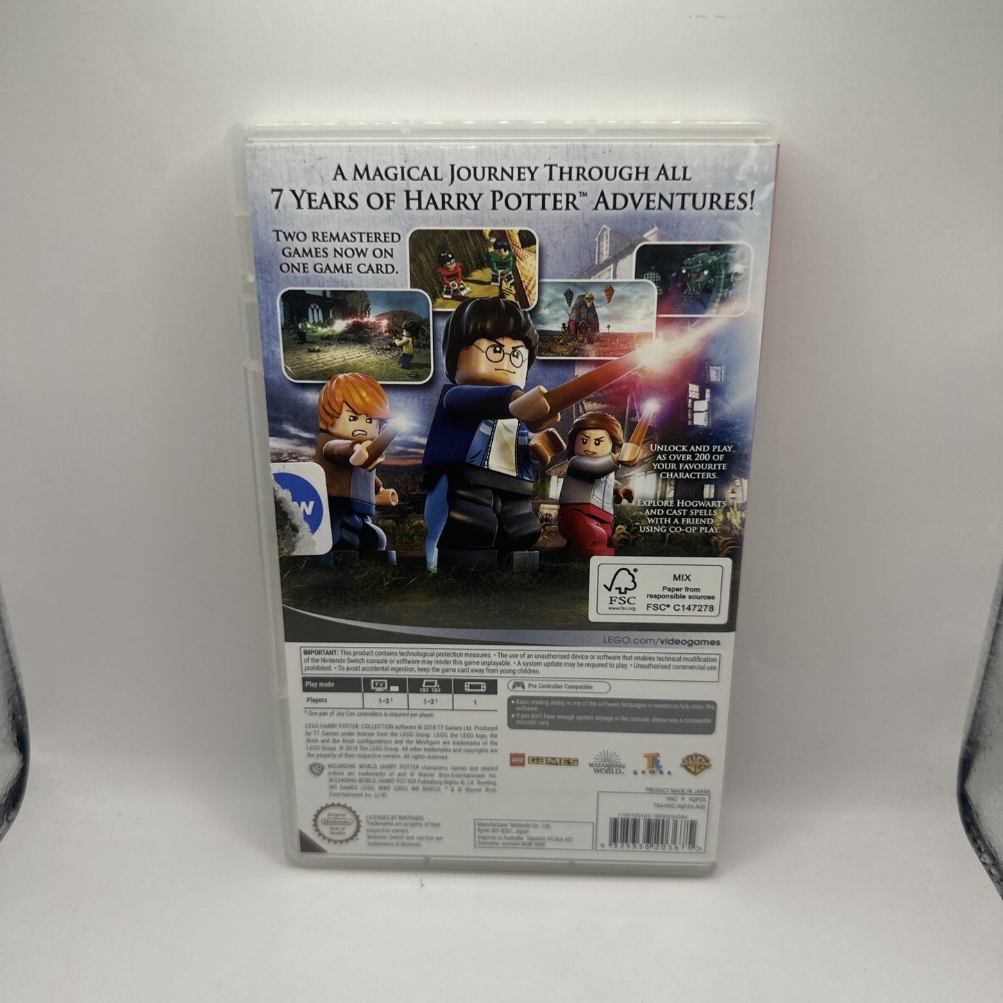 Lego Harry Potter Collection • Nintendo Switch Game (2018) AUS • Tested/Working