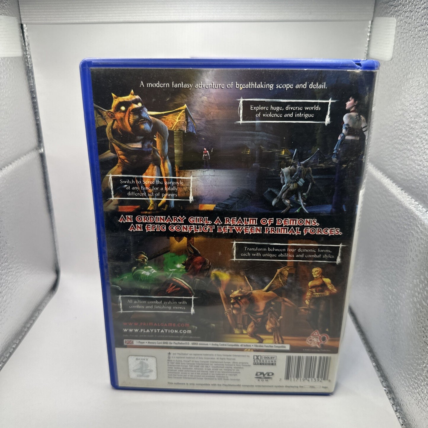 Primal • Sony PlayStation 2 PS2 Game + Manual (2002) PAL • Complete CIB