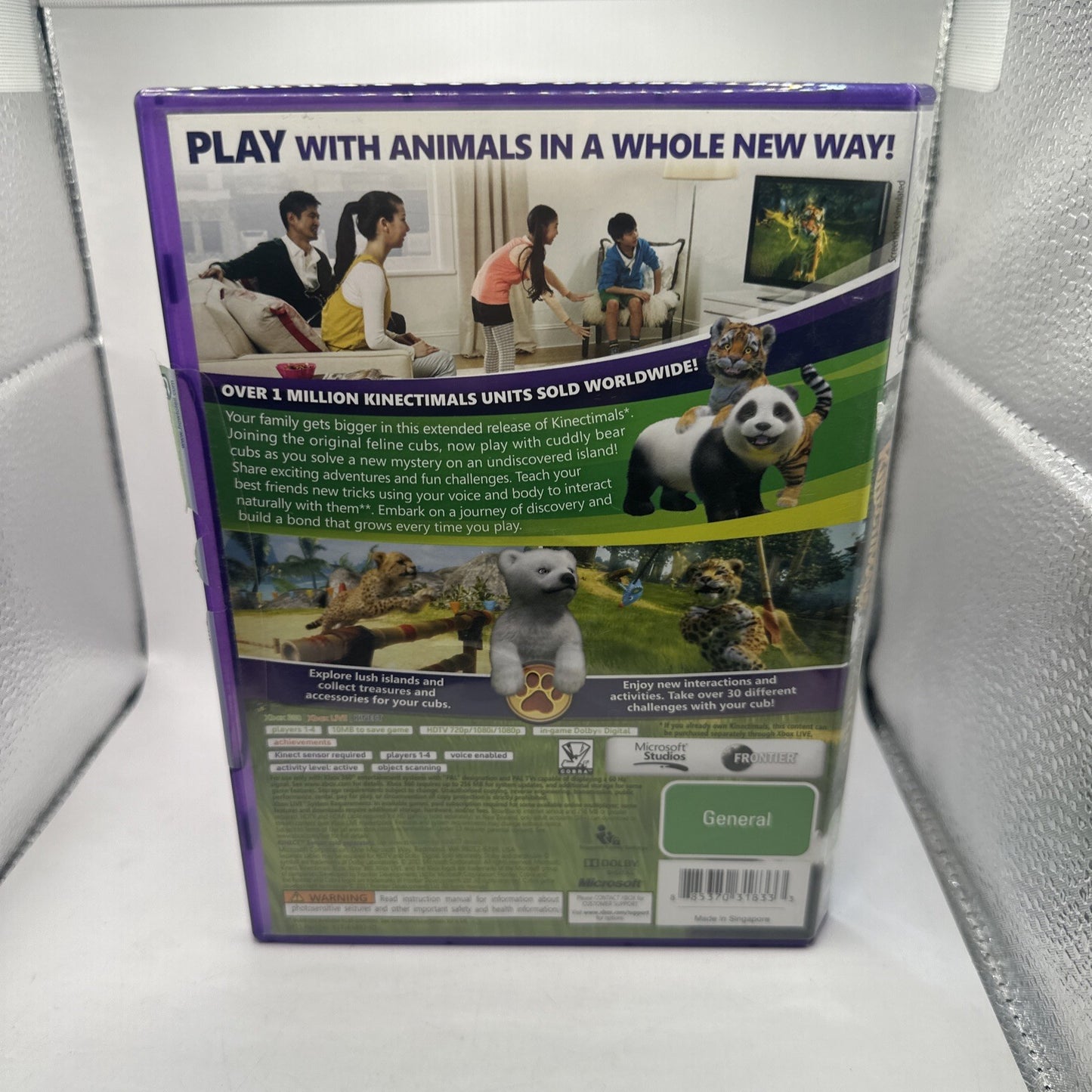 Kinectimals: Now with Bears! •  Xbox 360 Game + Manual (2011) PAL AUS • Complete