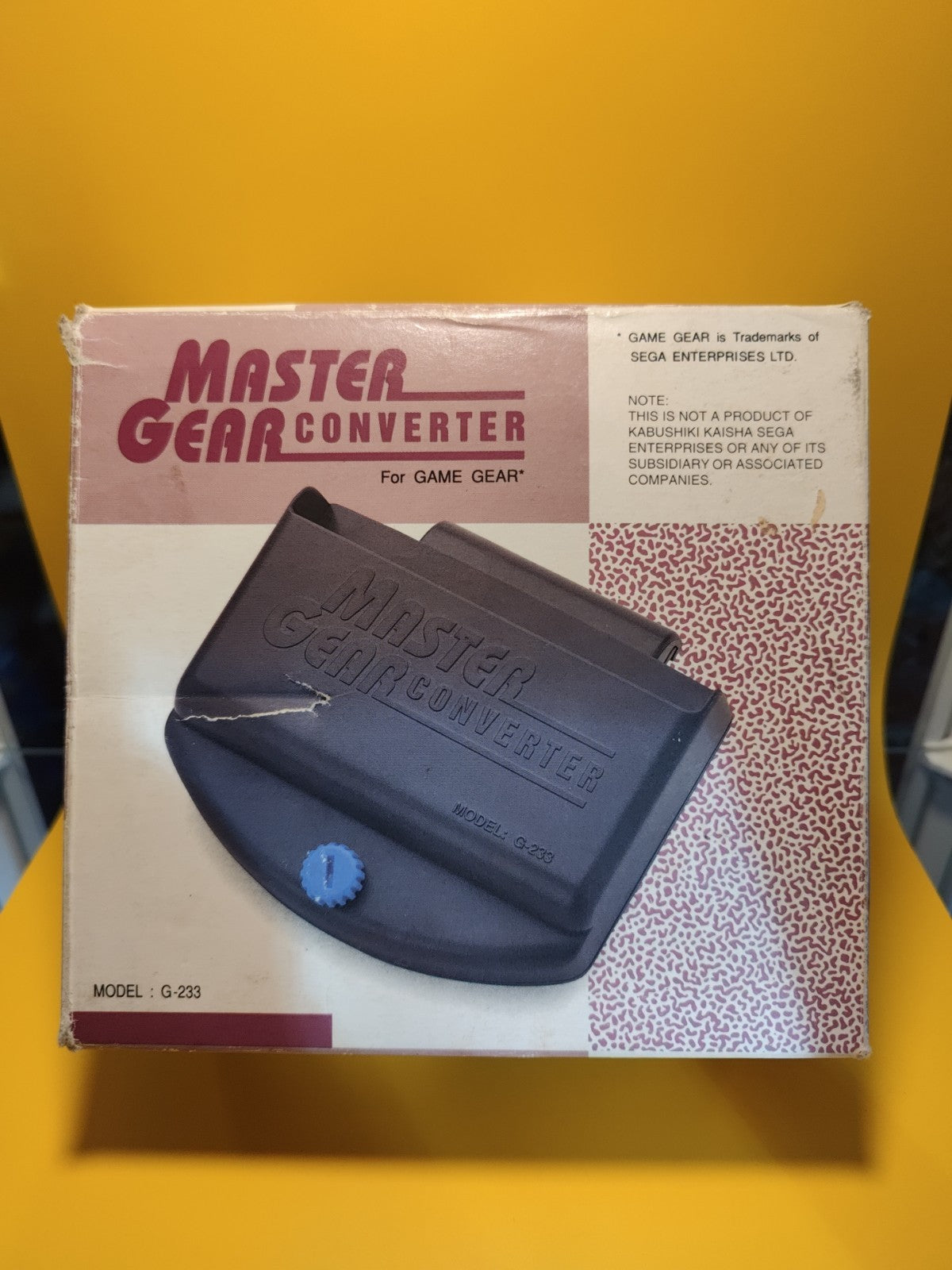 Master Gear Converter • Sega Game Gear Accessory Boxed
