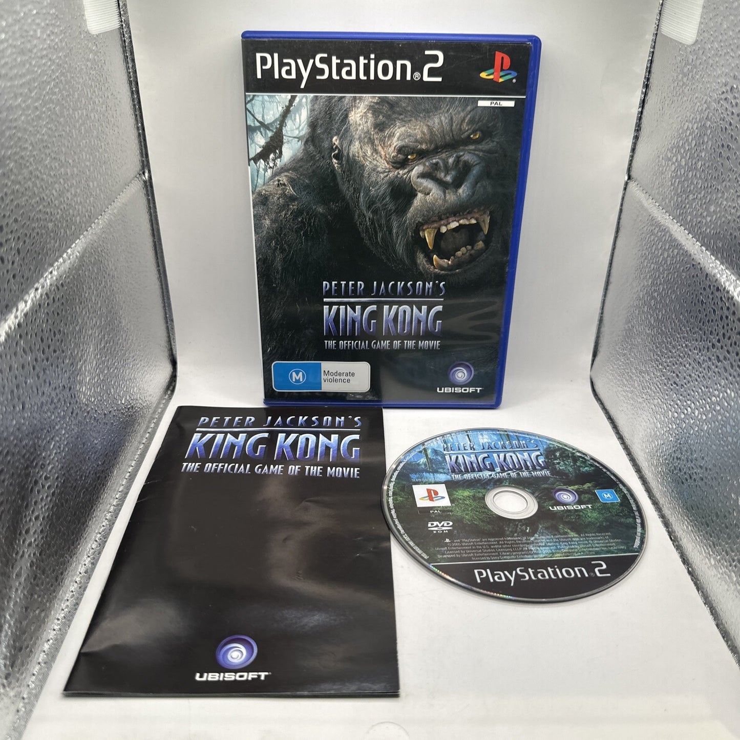Peter Jackson’s King Kong The Official Game • PlayStation 2 PS2 + Manual (2005)